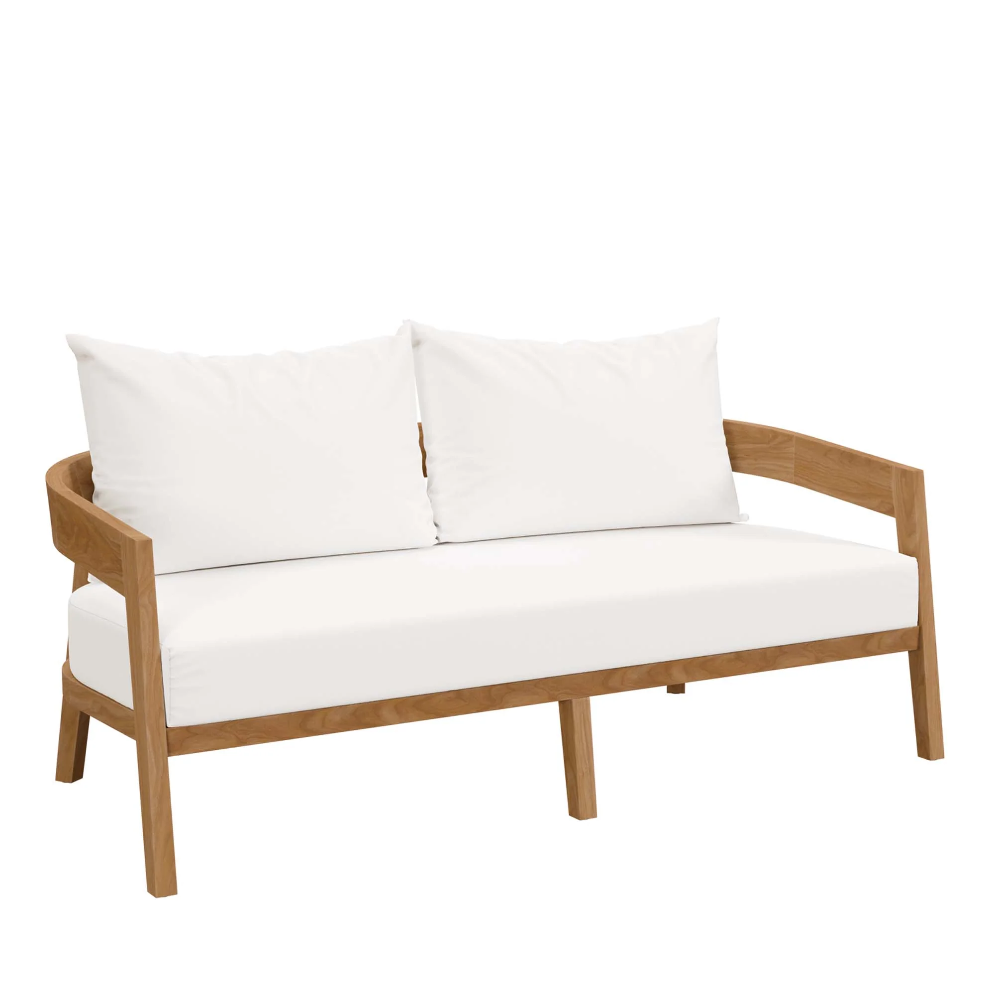 Brisbane Teak Wood Outdoor Patio Loveseat by Modway - Image 20