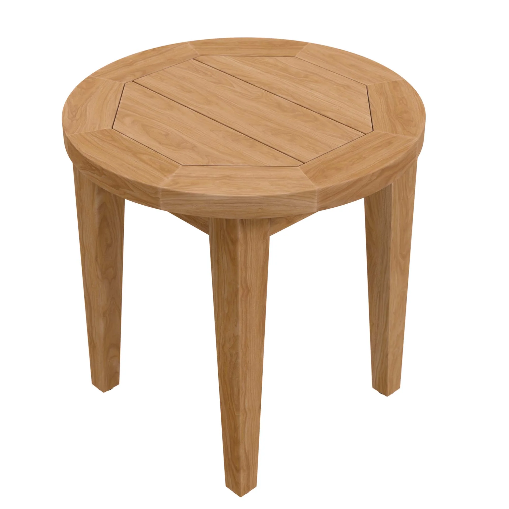 Brisbane Teak Wood Outdoor Patio Side Table by Modway - Image 3
