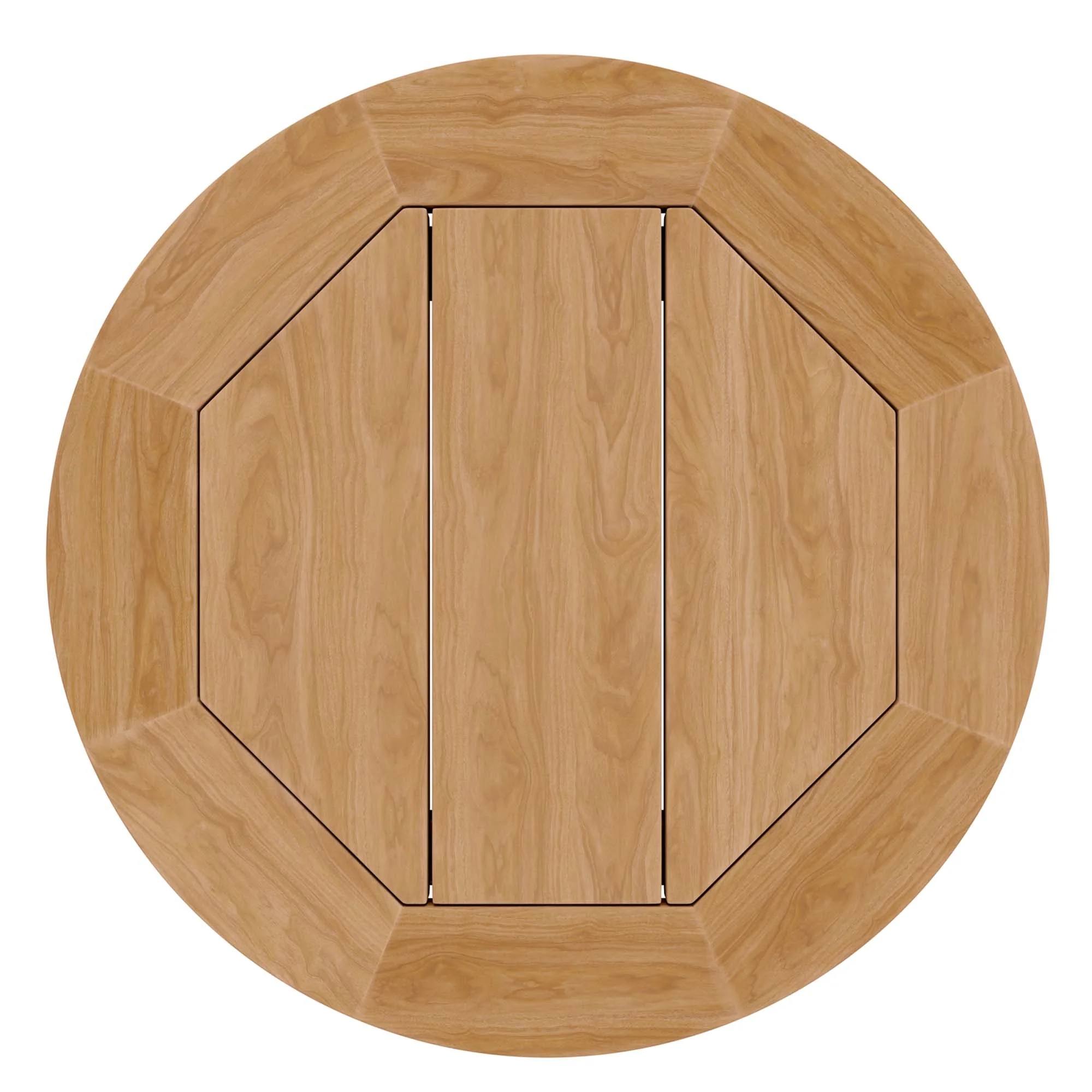 Brisbane Teak Wood Outdoor Patio Side Table by Modway - Image 5