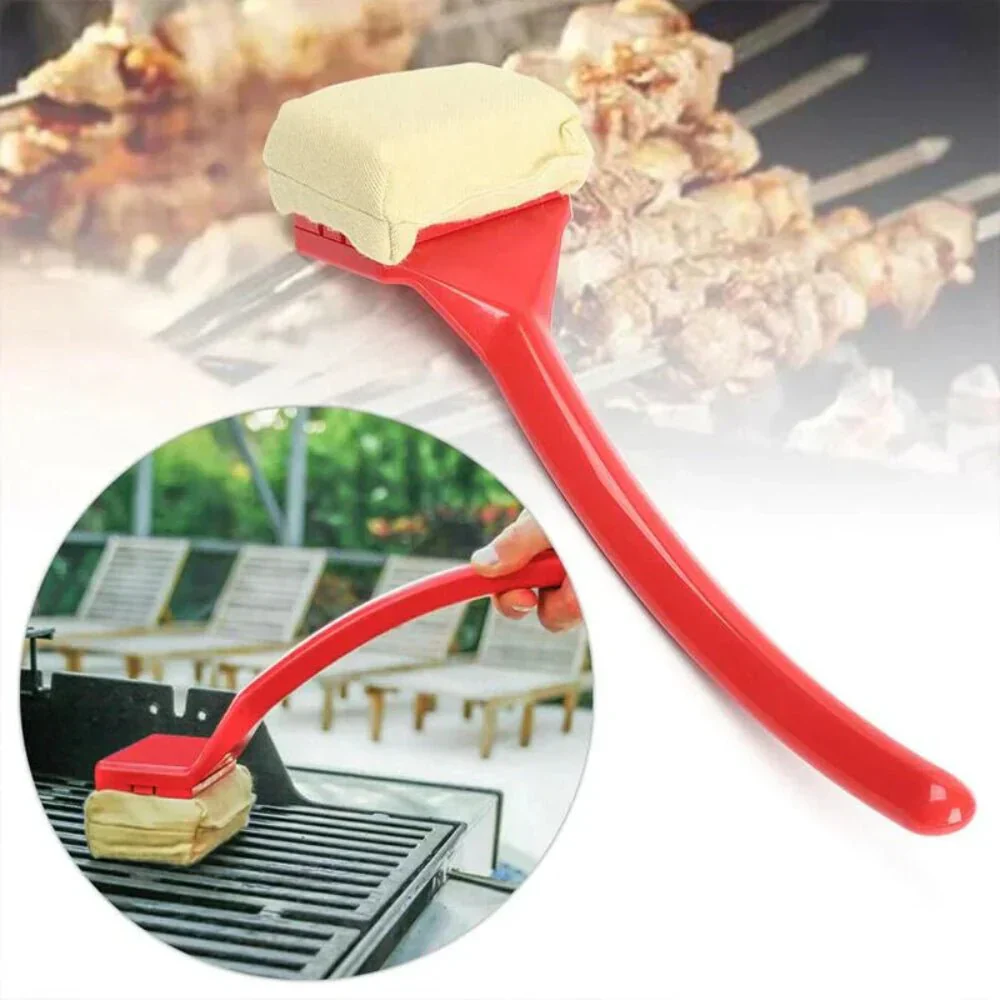 Bristle-Free Grill Steam Cleaner Brush with Long Handle - Image 6