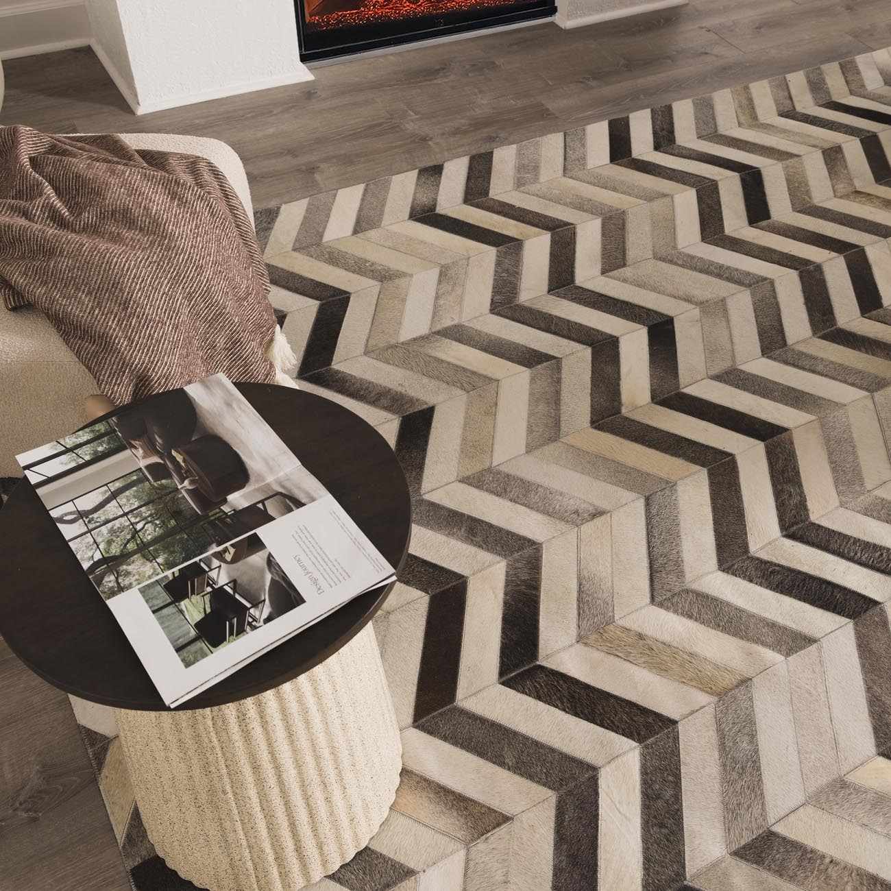Bristolville Premium Leather Rug - Clearance - Image 5