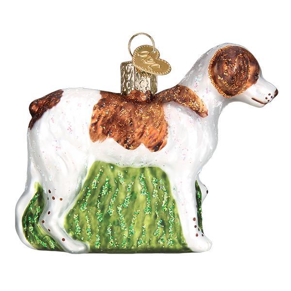 Brittany Spaniel Ornament by Old World Christmas - Image 3