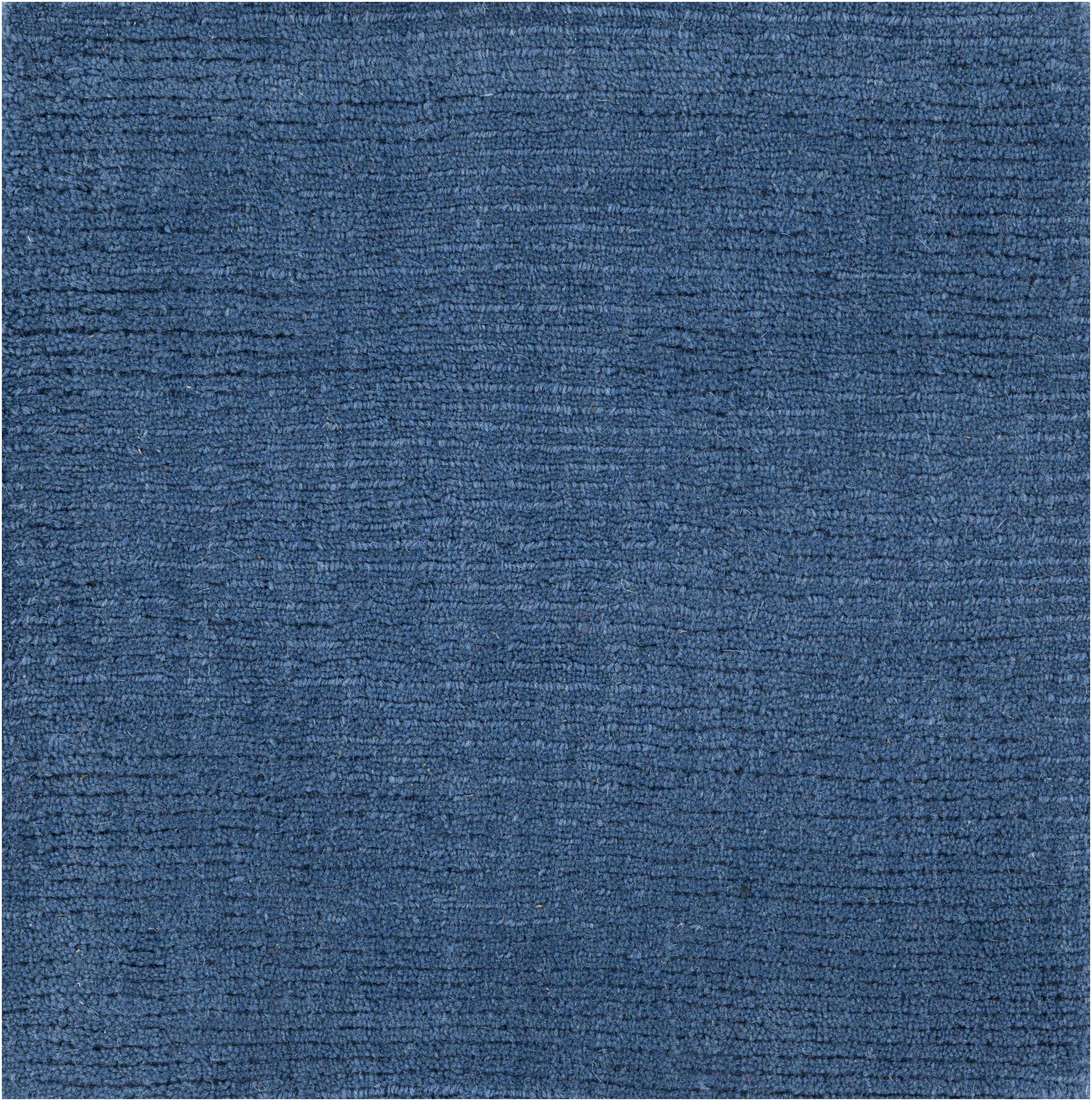 Brockton Solid Blue Wool Rug - Image 12