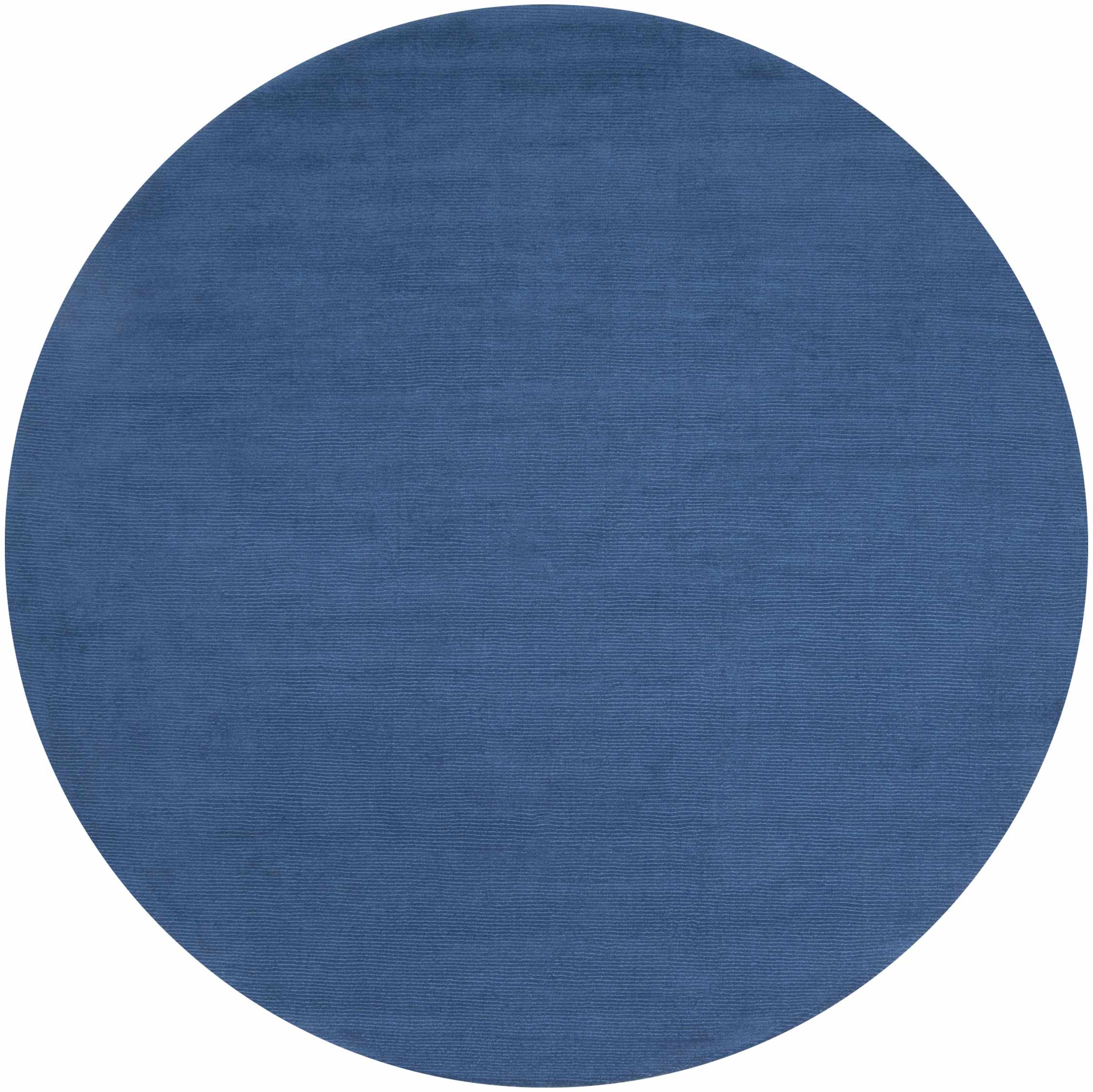 Brockton Solid Blue Wool Rug - Image 13