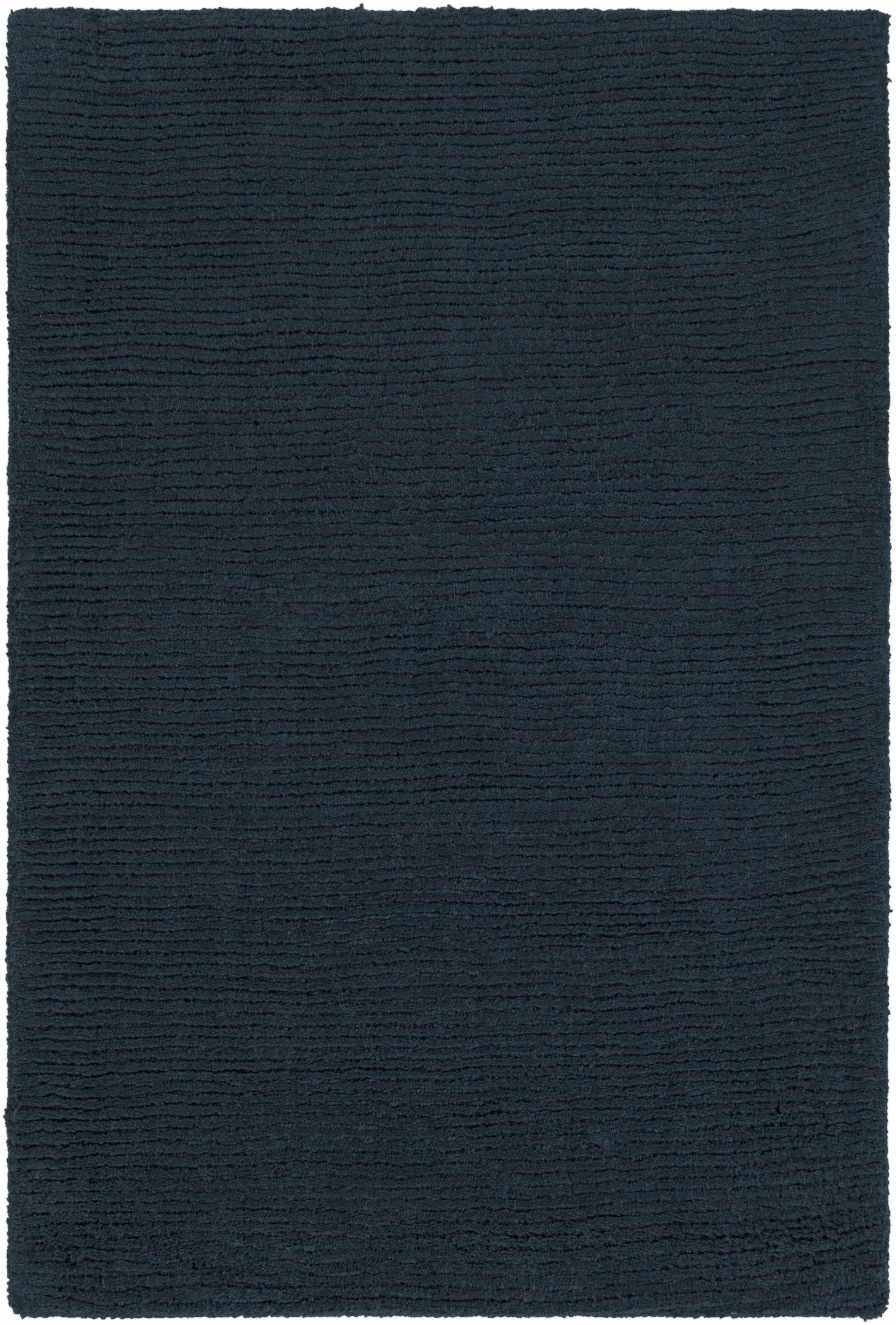 Brockton Solid Dark Blue Wool Rug - Image 12