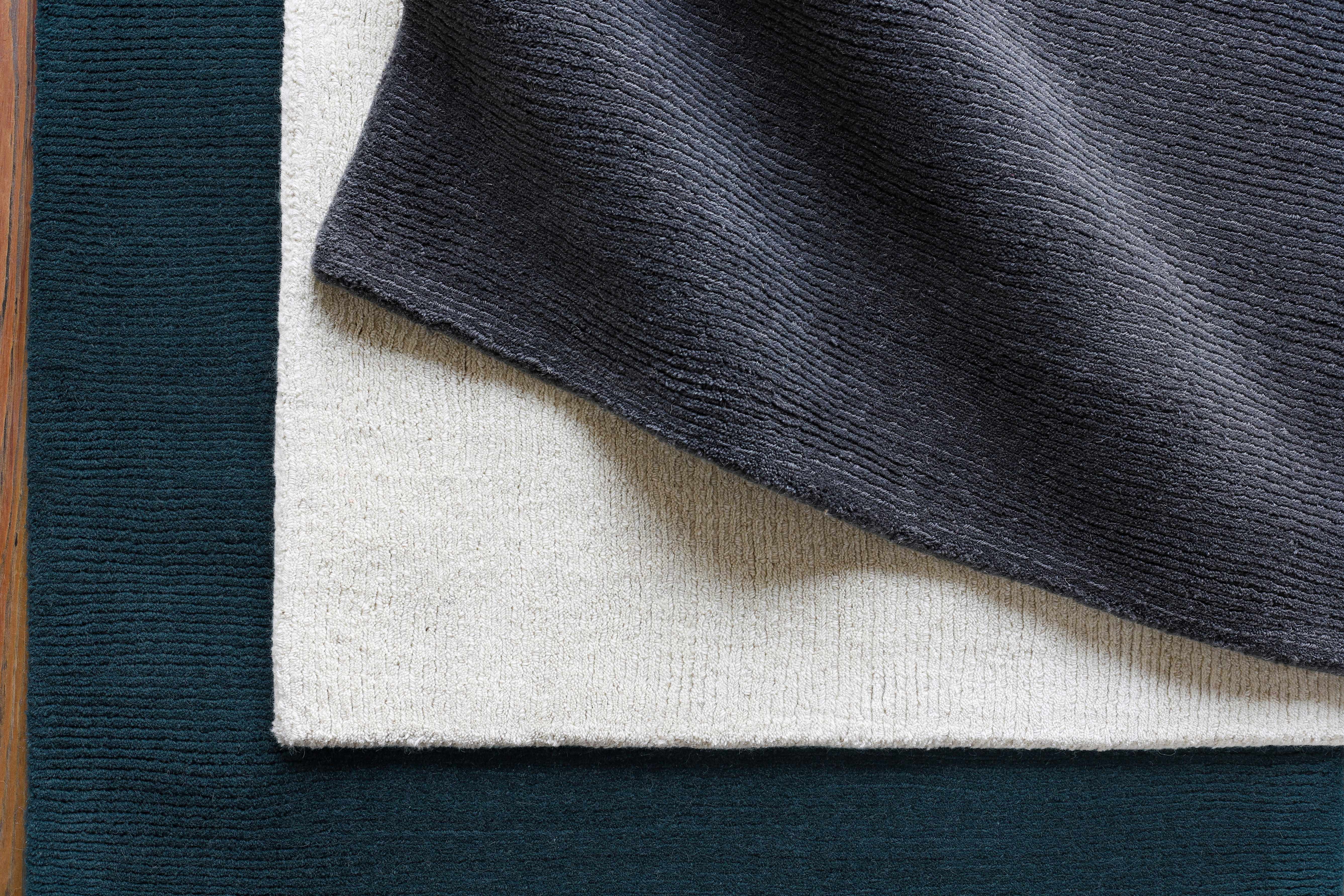 Brockton Solid Dark Blue Wool Rug - Image 14