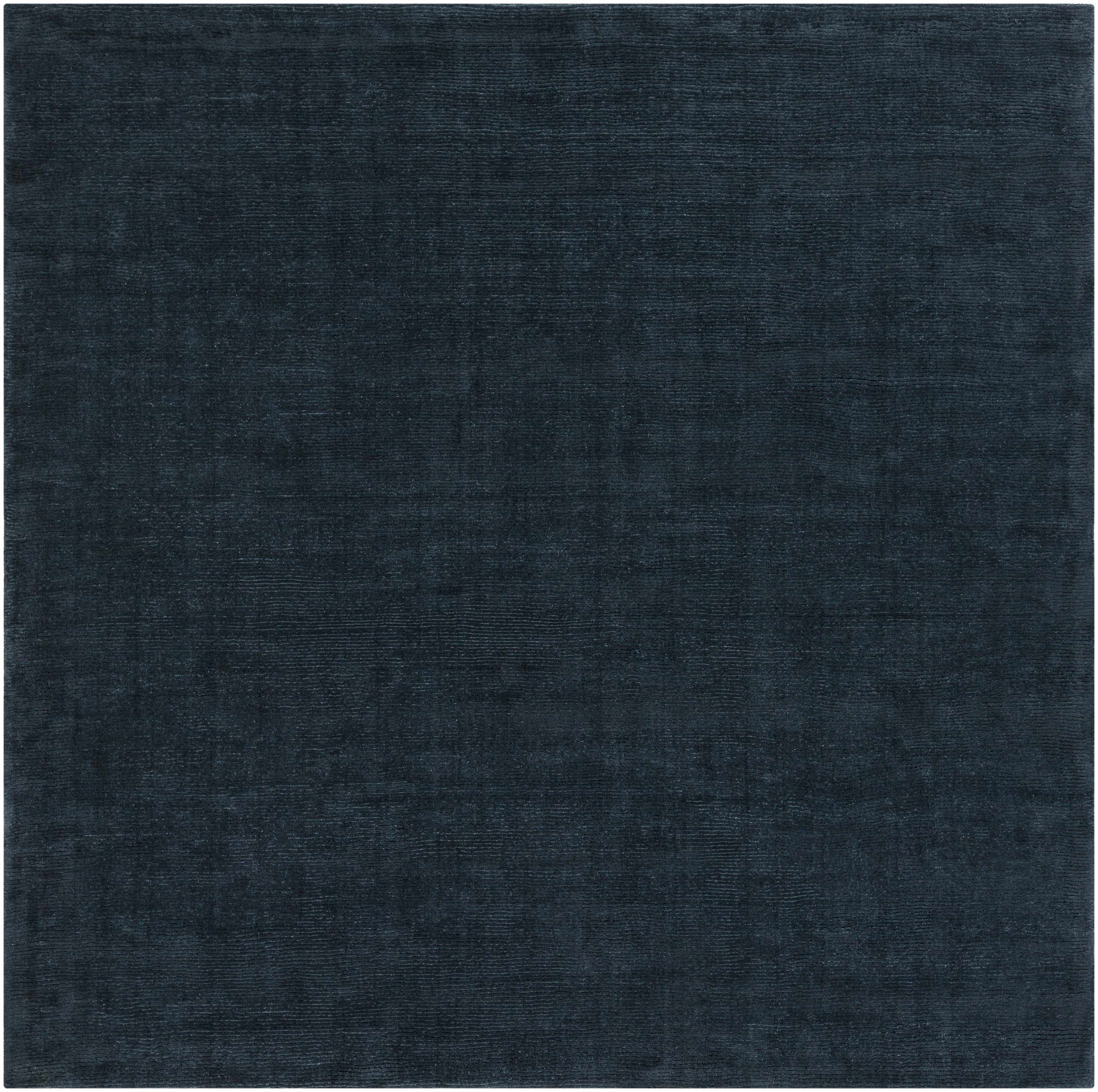 Brockton Solid Dark Blue Wool Rug - Image 6