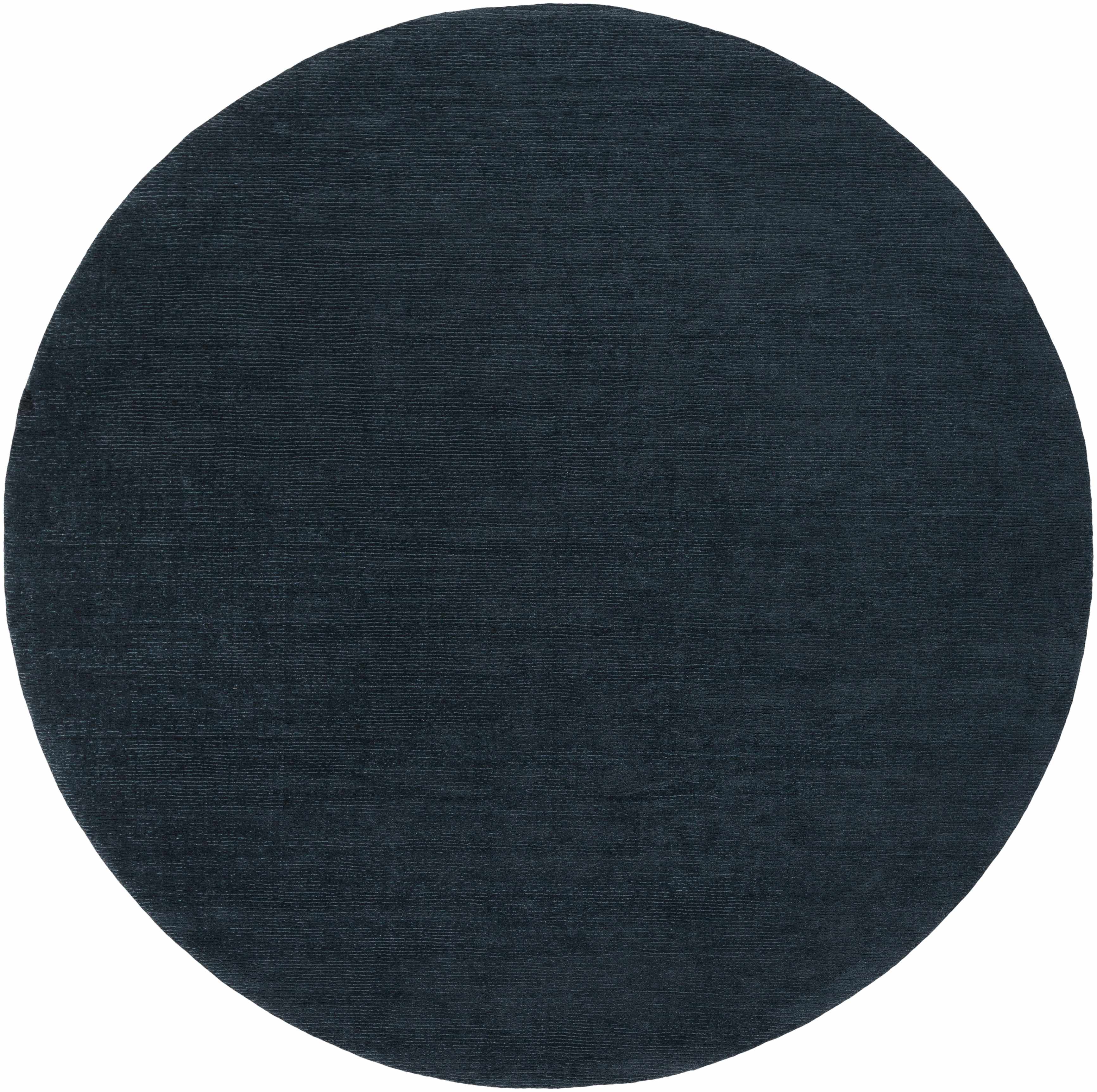 Brockton Solid Dark Blue Wool Rug - Image 8