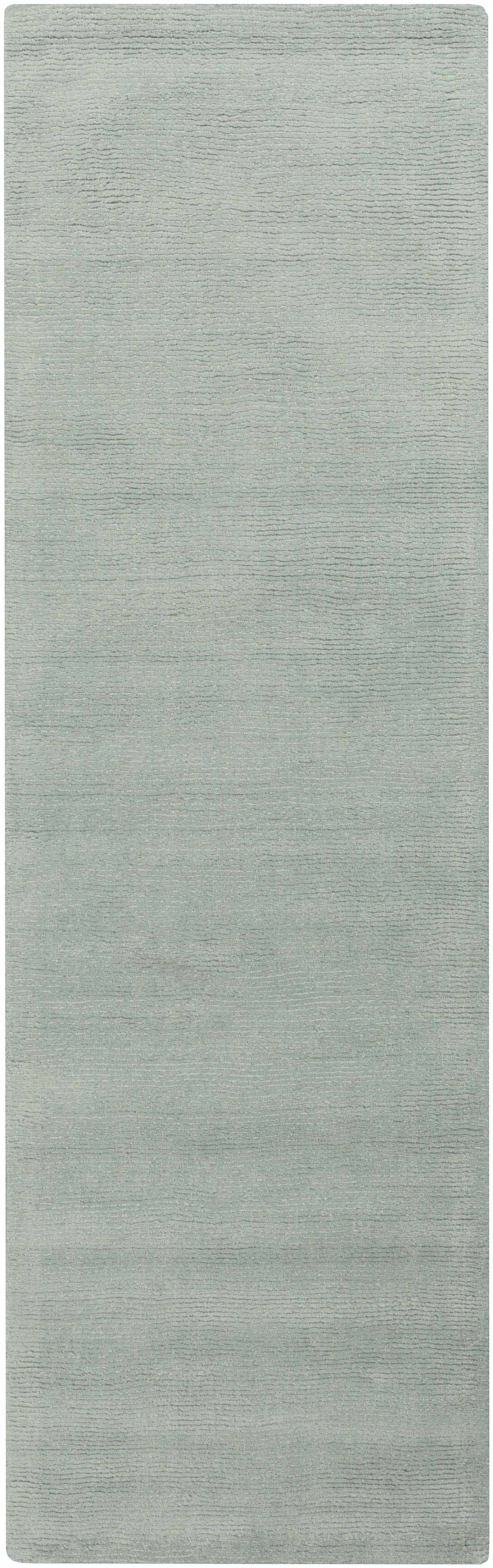 Brockton Solid Dusty Sage Wool Rug - Image 12