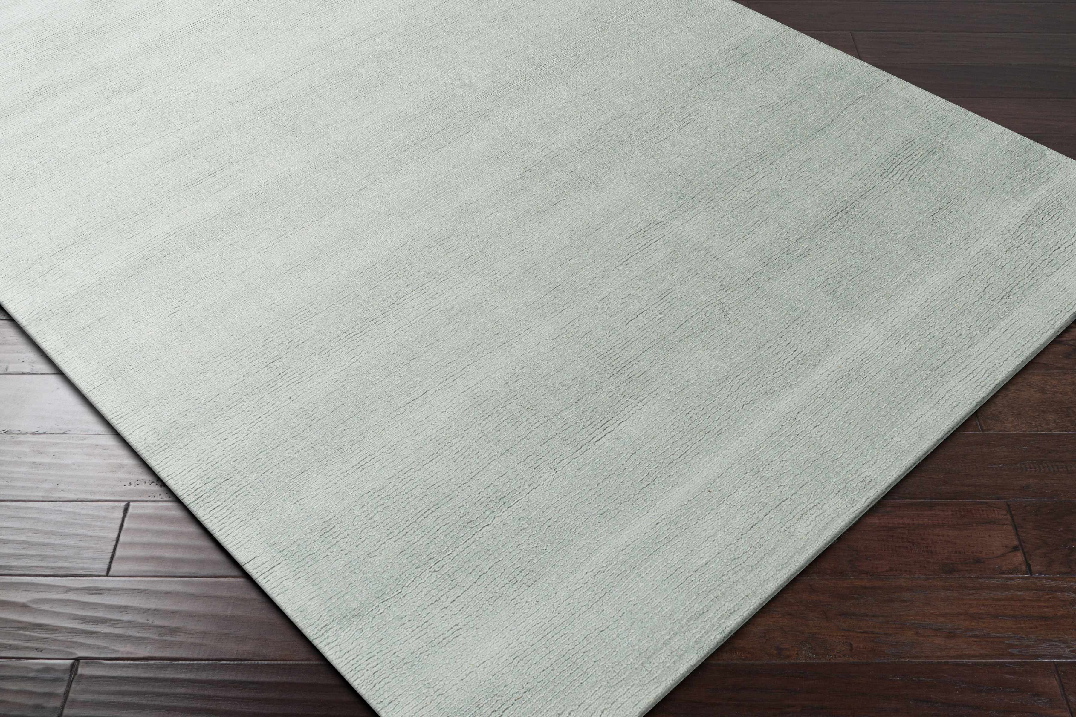 Brockton Solid Dusty Sage Wool Rug - Image 3