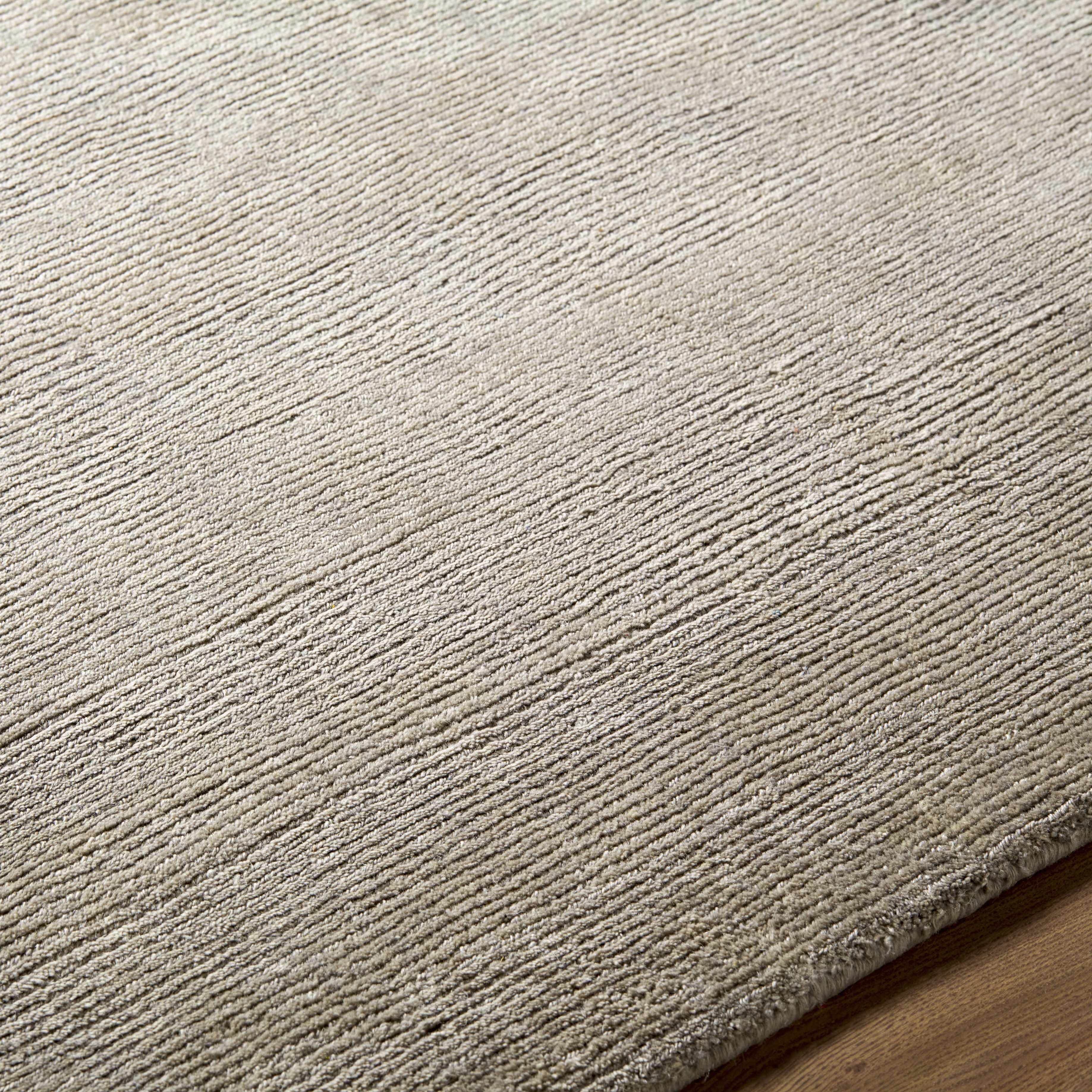 Brockton Solid Gray Wool Rug - Image 12