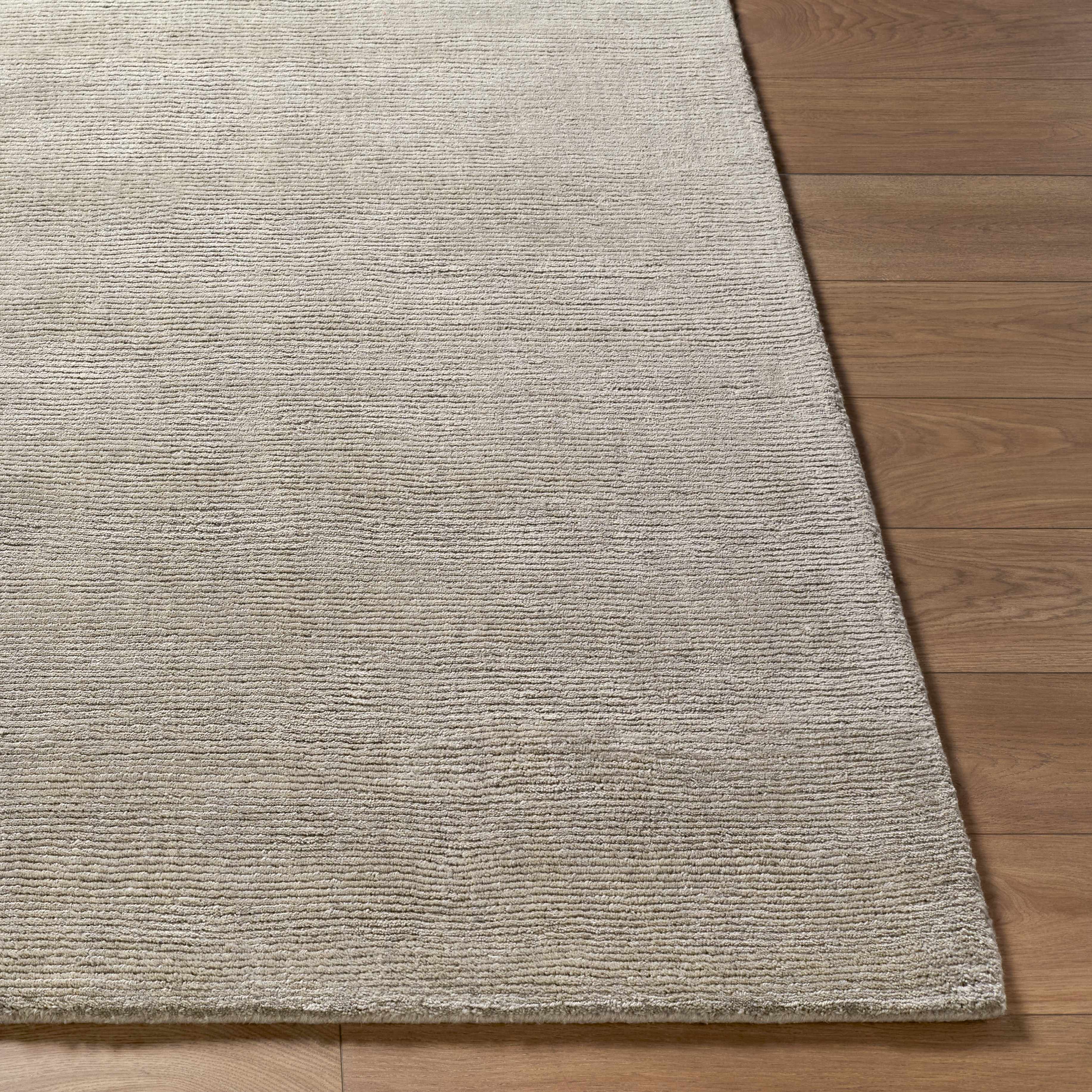 Brockton Solid Gray Wool Rug - Image 4
