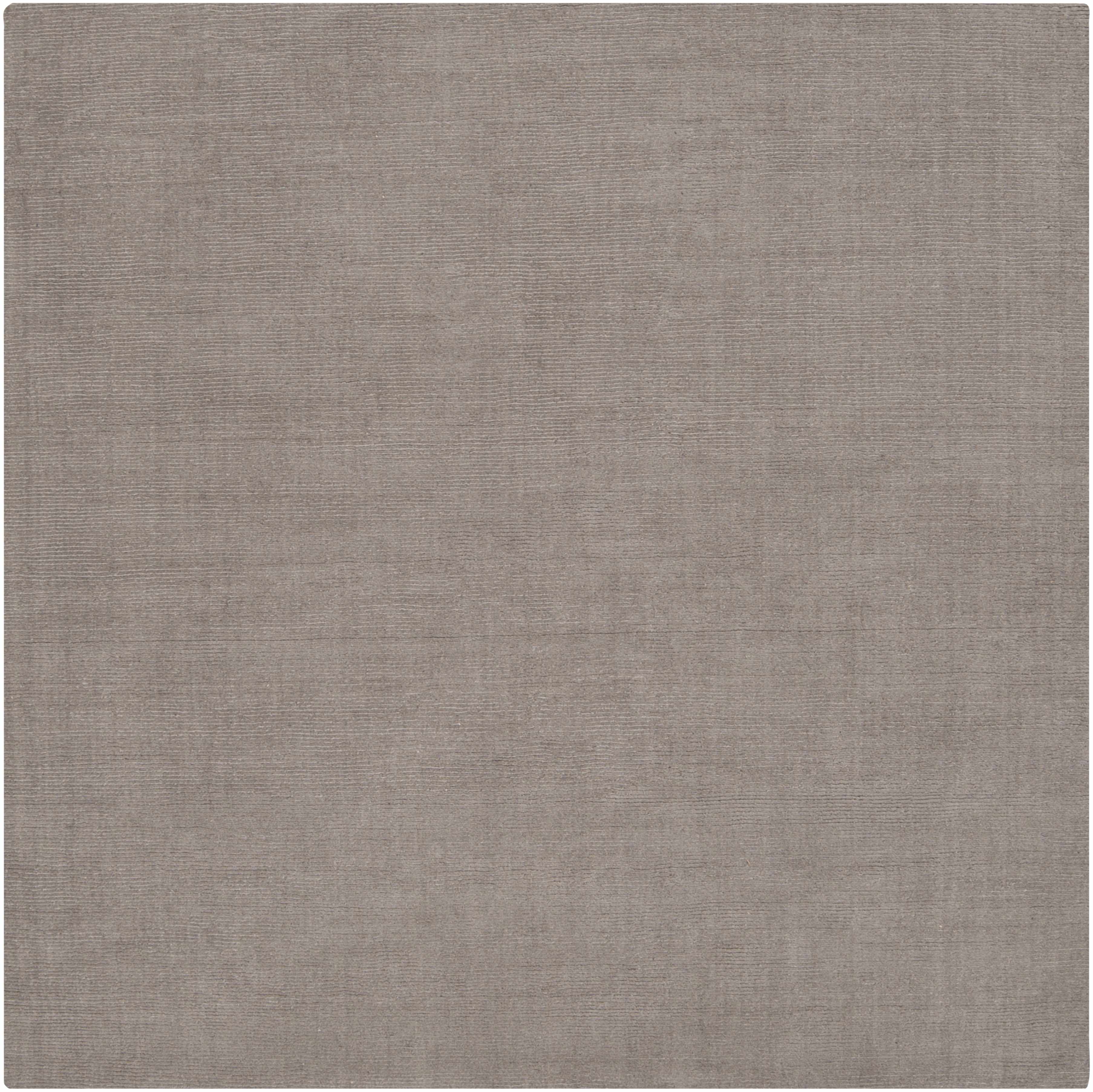 Brockton Solid Gray Wool Rug - Image 9