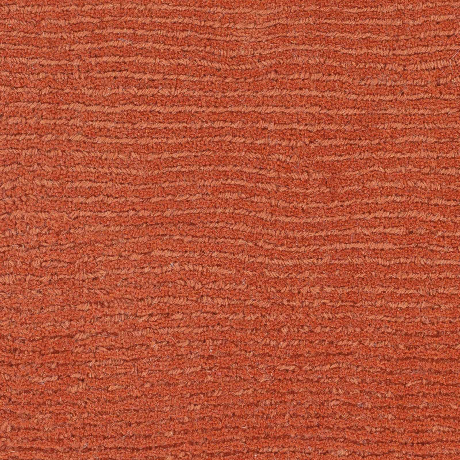 Brockton Solid Orange Wool Rug - Image 9
