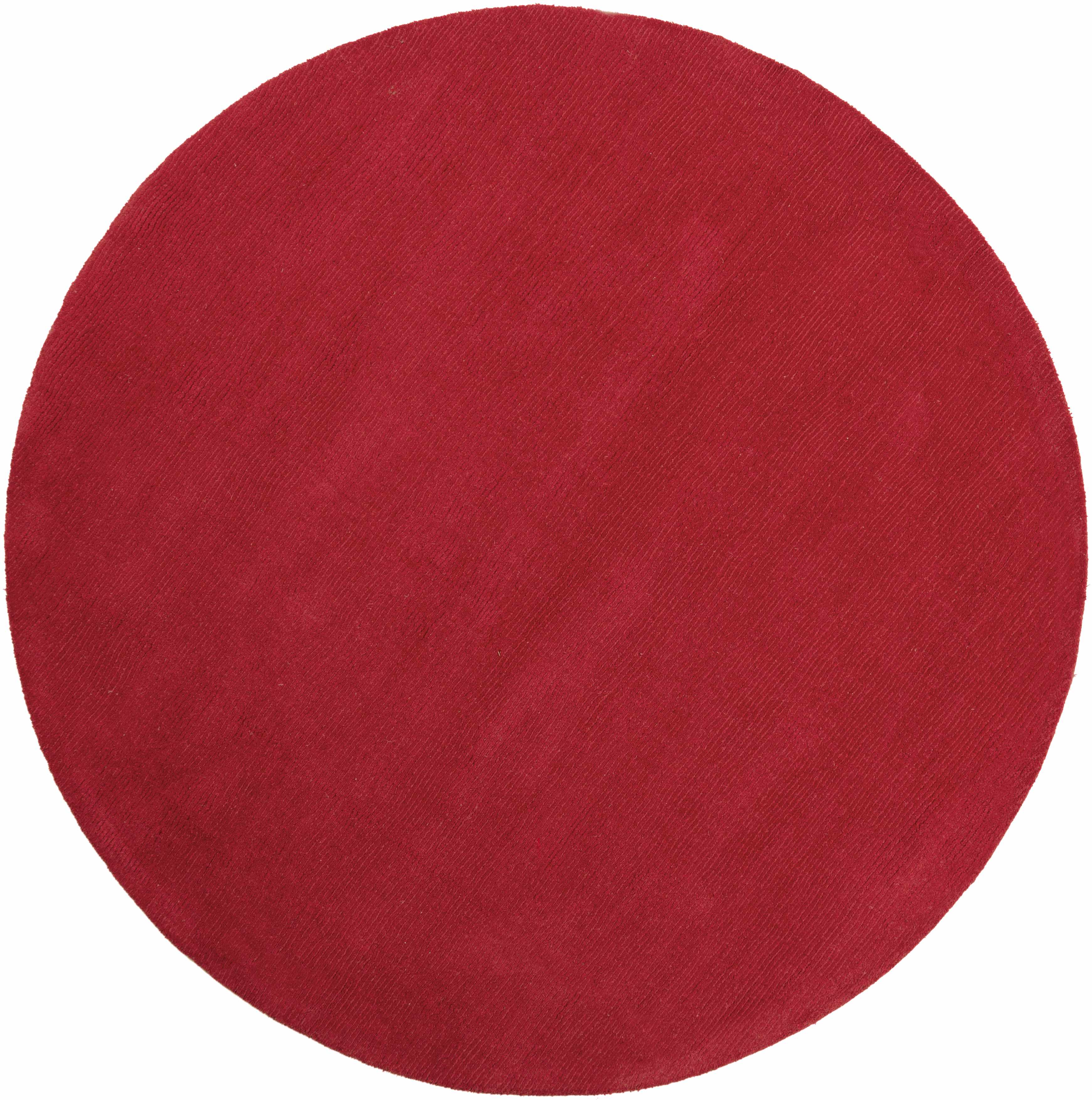 Brockton Solid Wool Crimson Red Area Rug - Clearance - Image 11