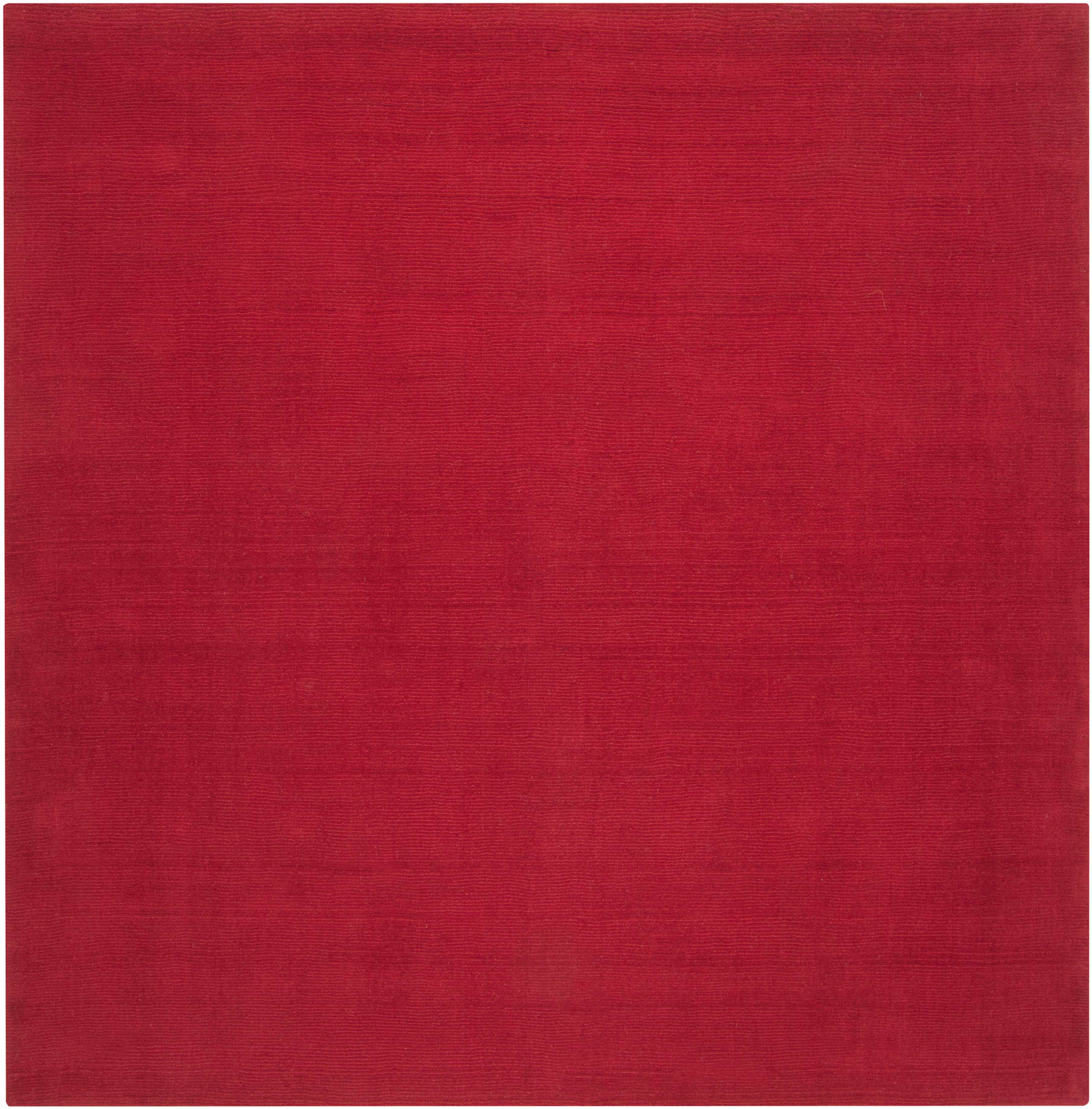 Brockton Solid Wool Crimson Red Area Rug - Clearance - Image 15