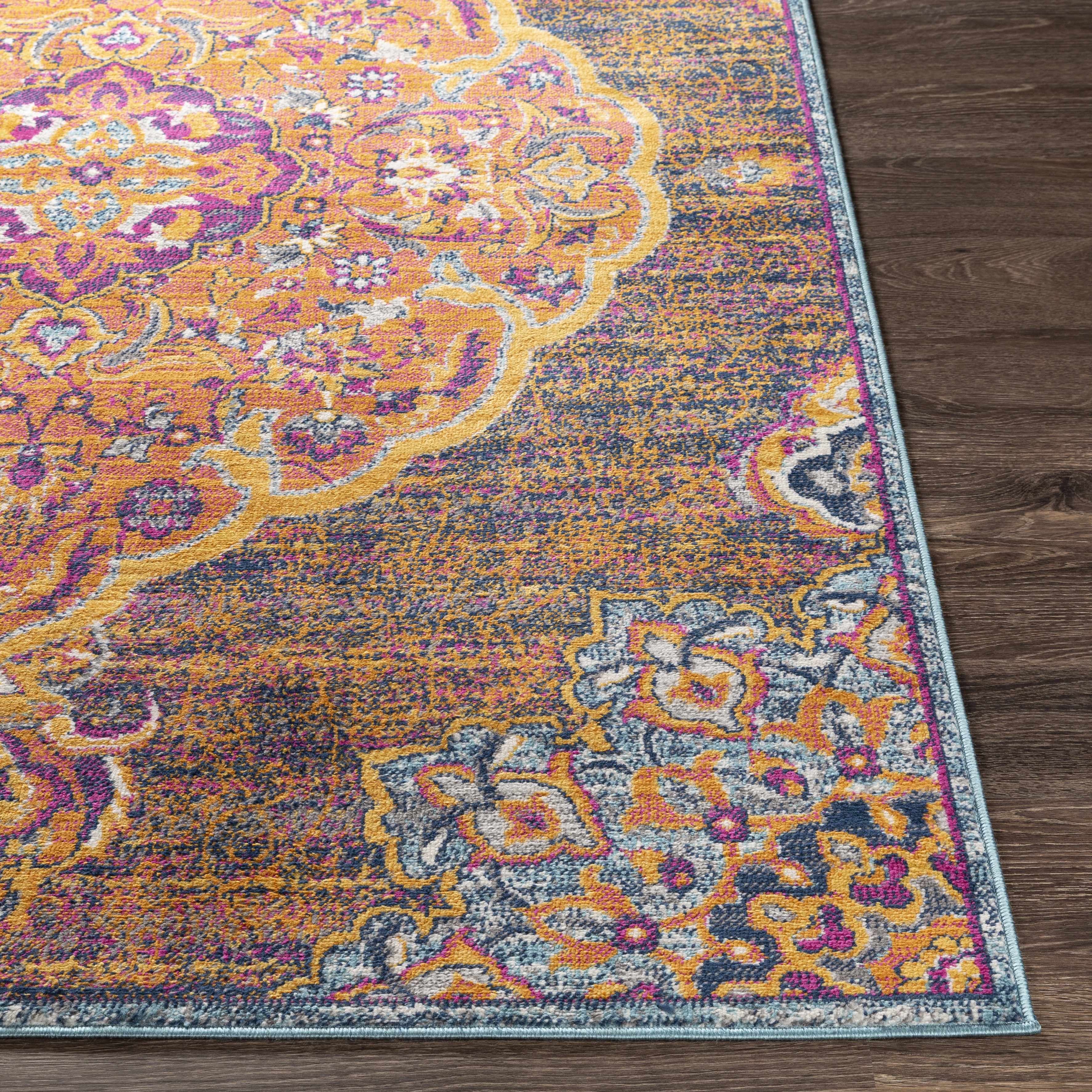 Brodhead Magenta & Orange Rug - Clearance - Image 8
