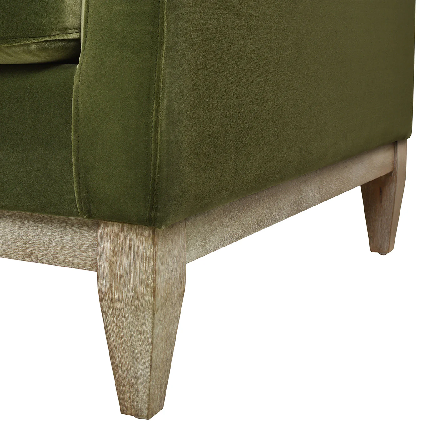 Brooding Upholstered Accent Chair with Arm Cushions and Wood Legs - Image 14