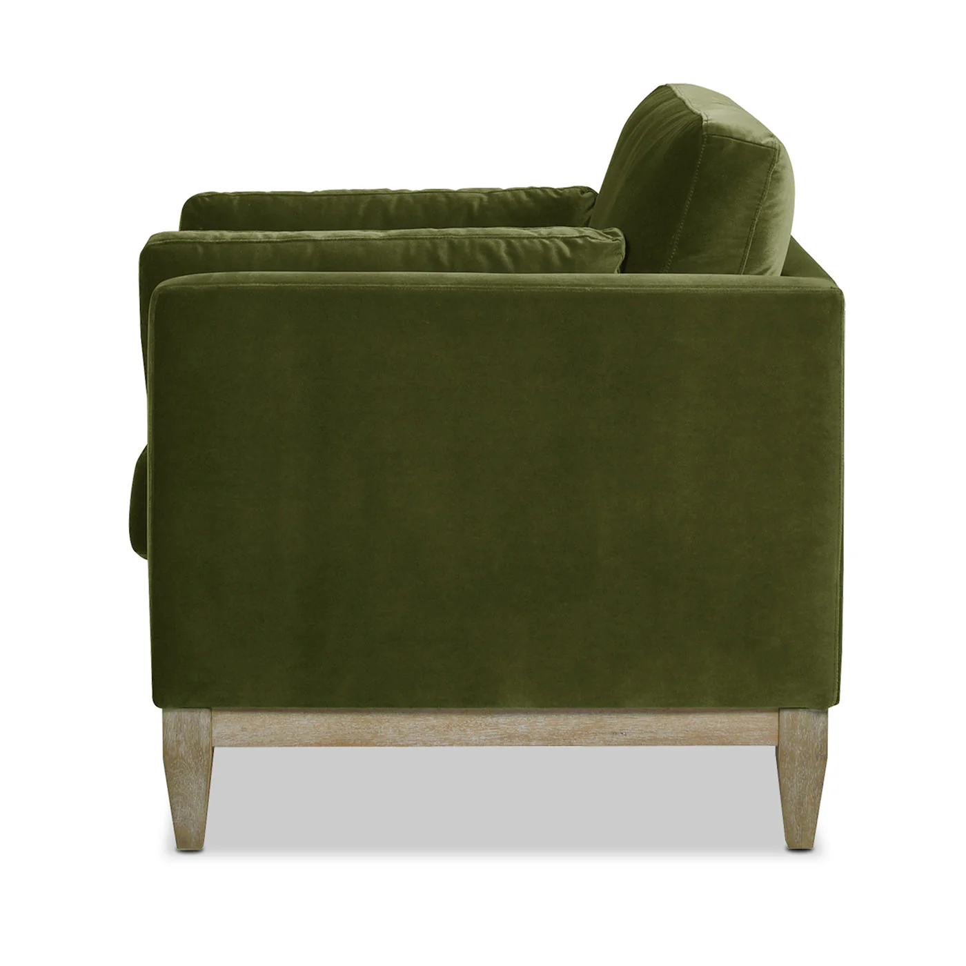 Brooding Upholstered Accent Chair with Arm Cushions and Wood Legs - Image 9