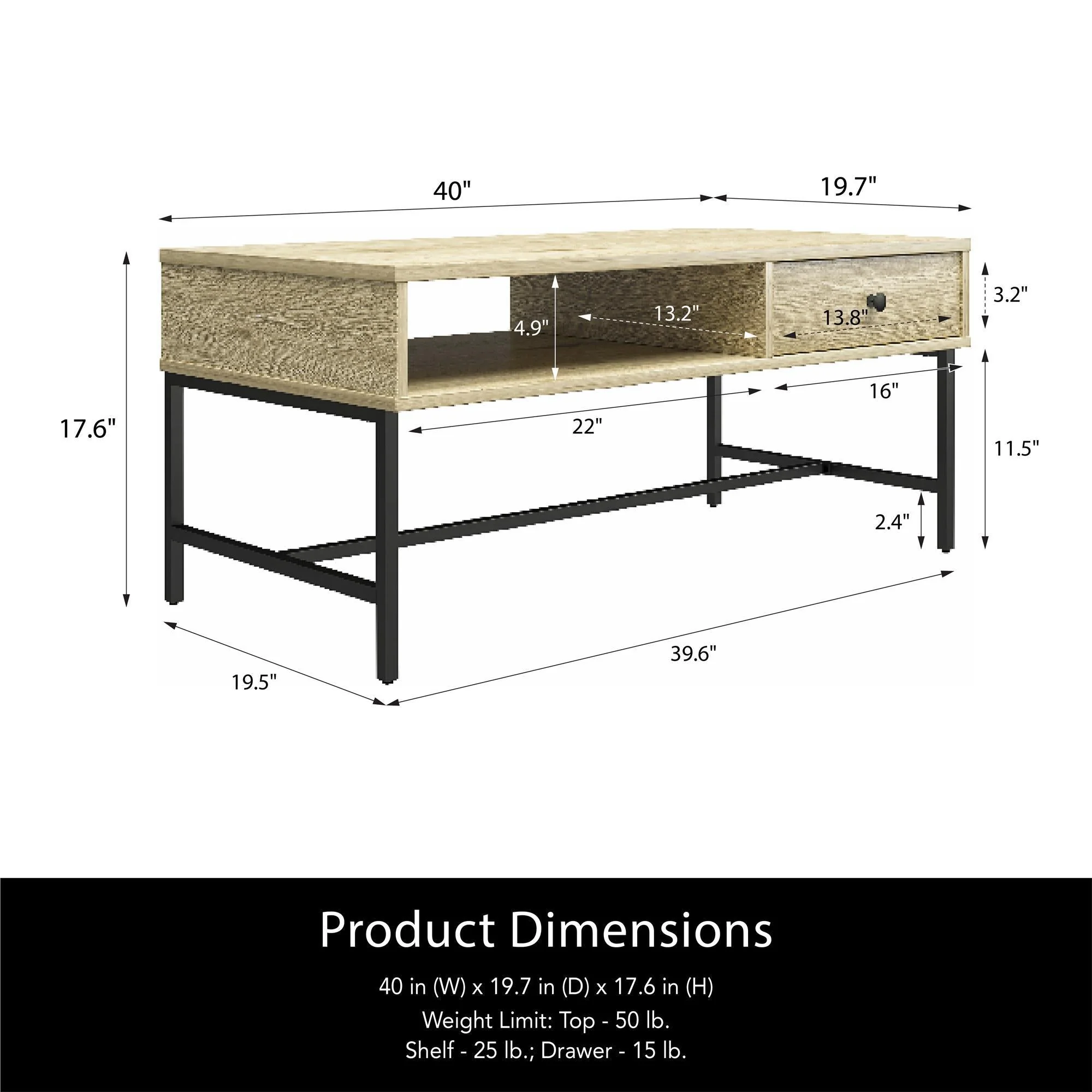 Brookville - Coffee Table - Natural - Image 4