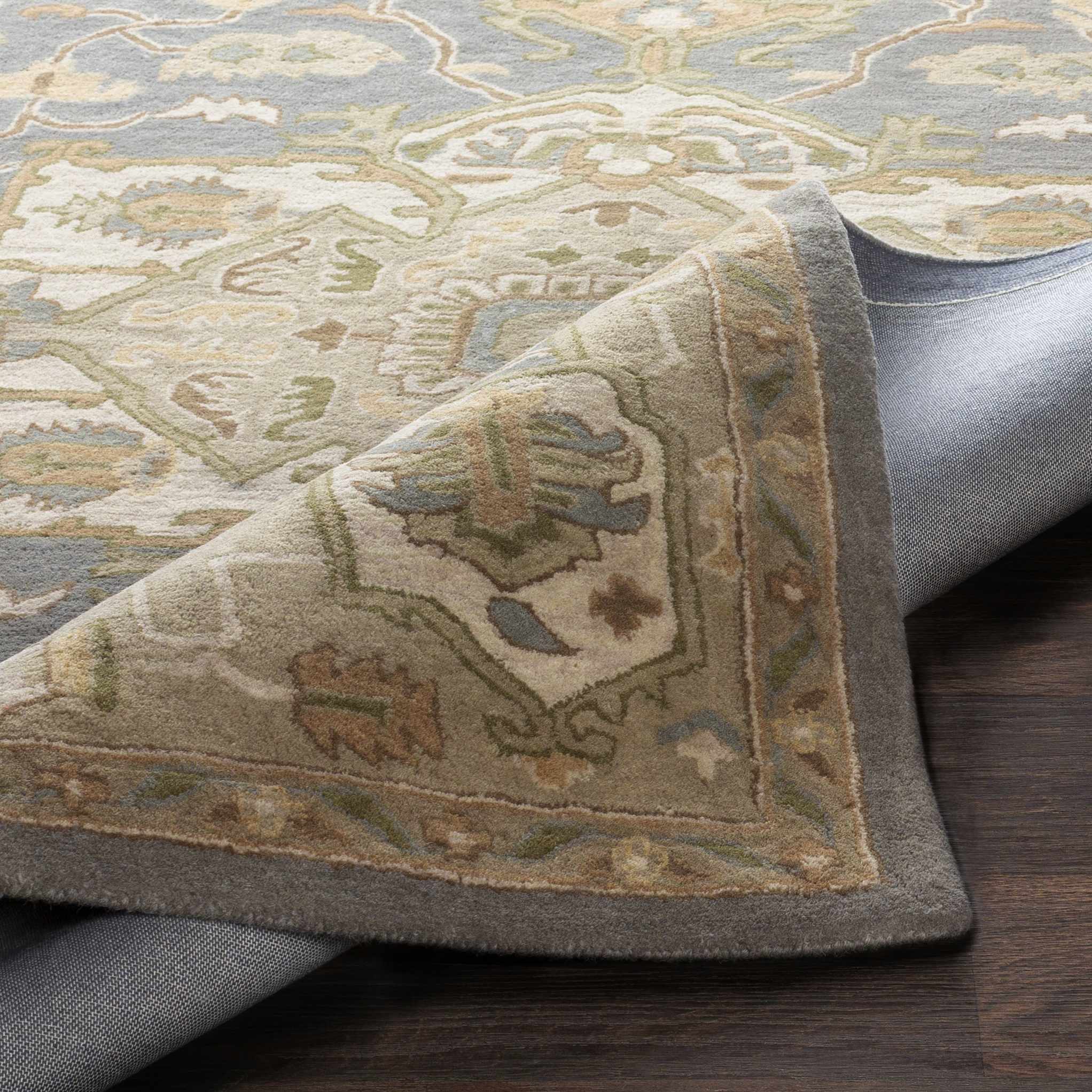 Broomfield Gray 1144 Wool Area Rug - Image 6