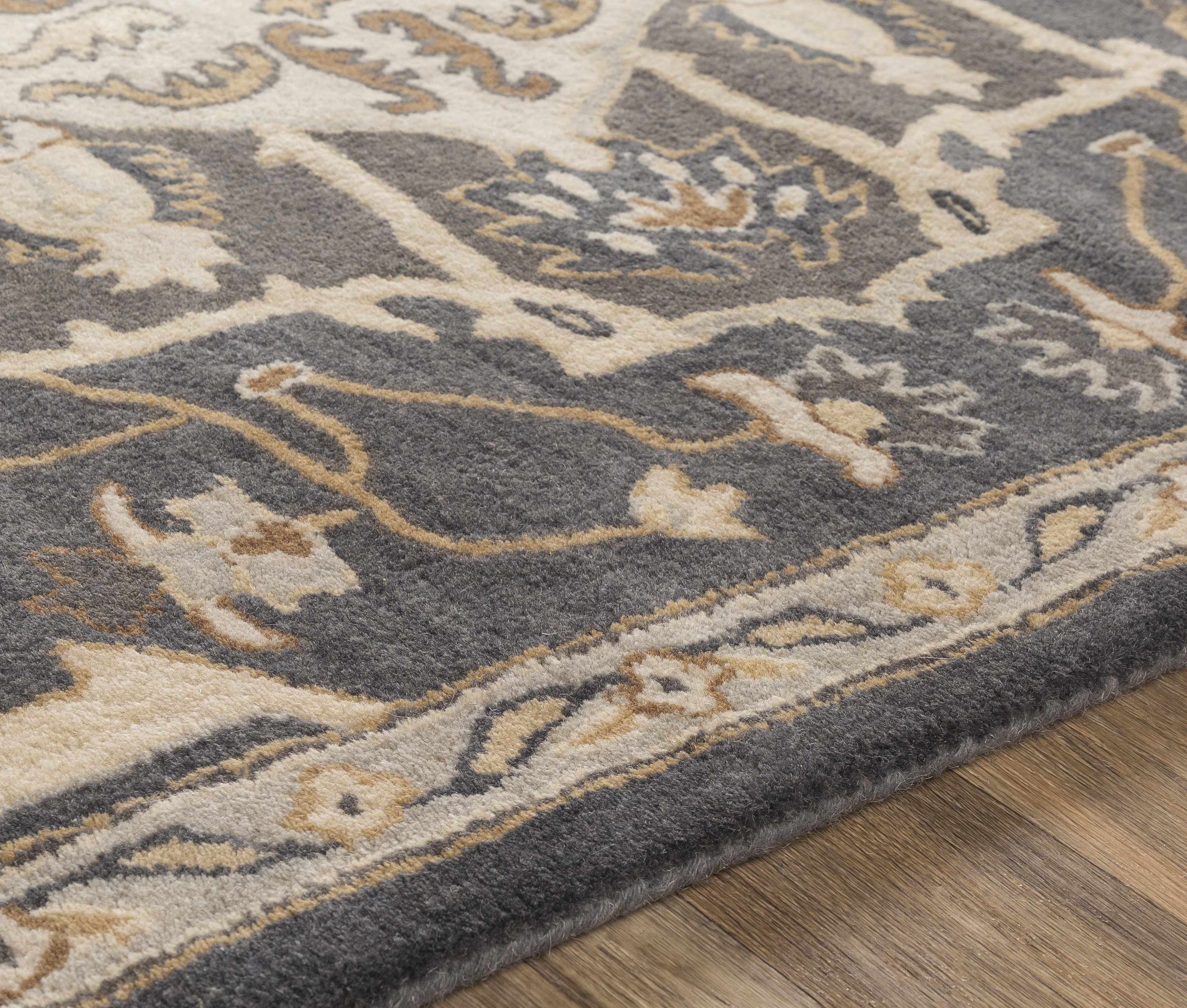 Broomfield Hand Tufted Charcoal 12823 Area Rug - Clearance - Image 5