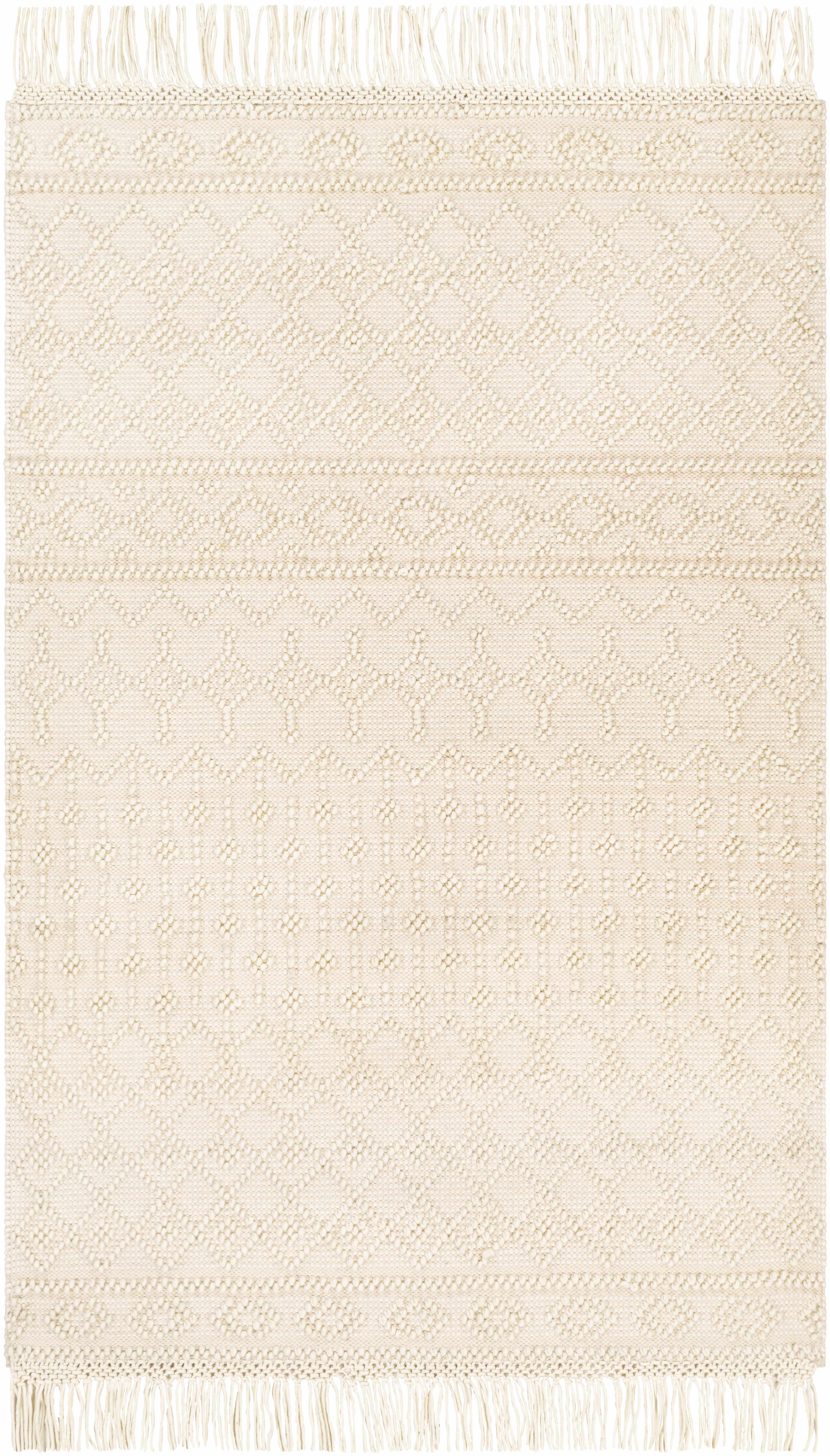 Brothers Beige Wool&Cotton Rug - Clearance - Image 11