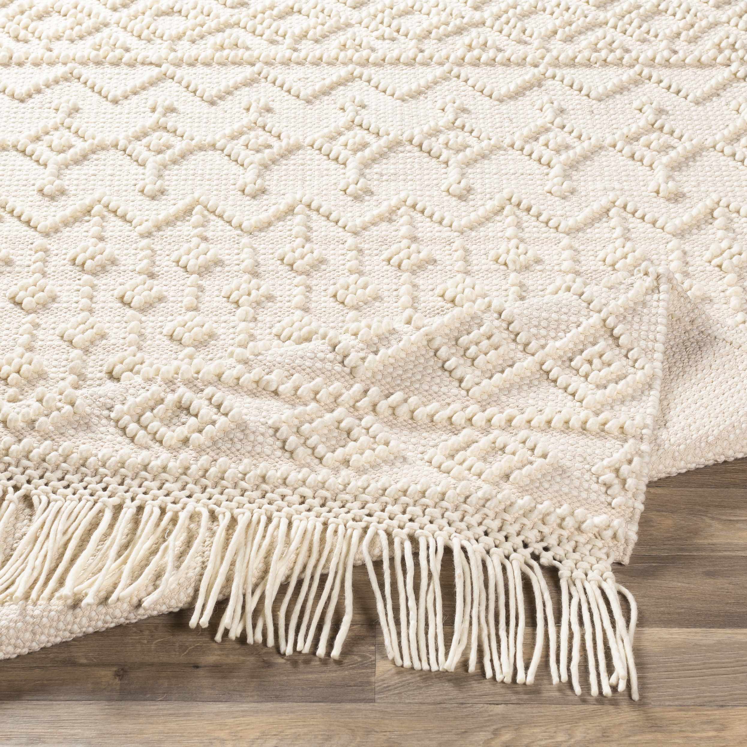 Brothers Beige Wool&Cotton Rug - Clearance - Image 7