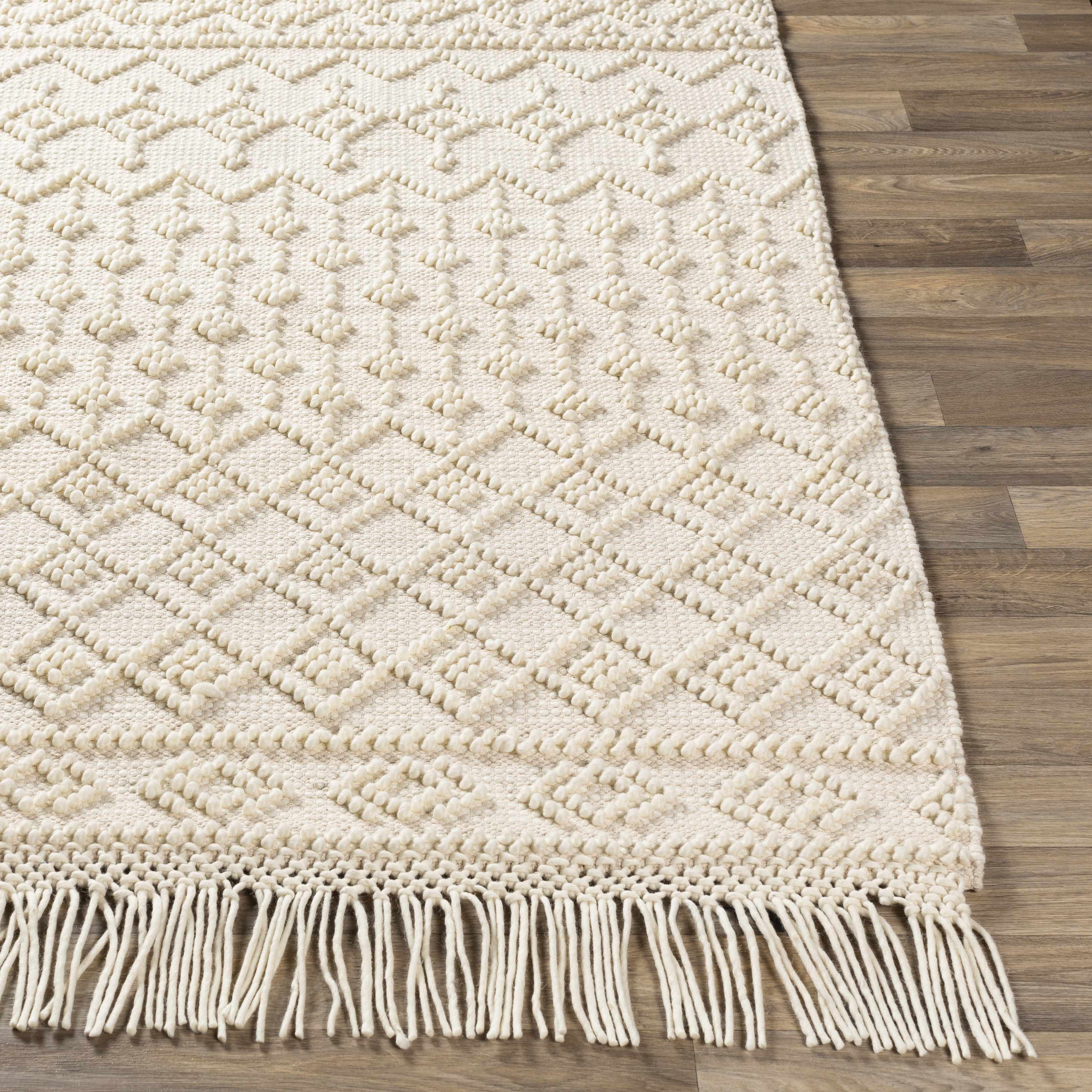 Brothers Beige Wool&Cotton Rug - Clearance - Image 9
