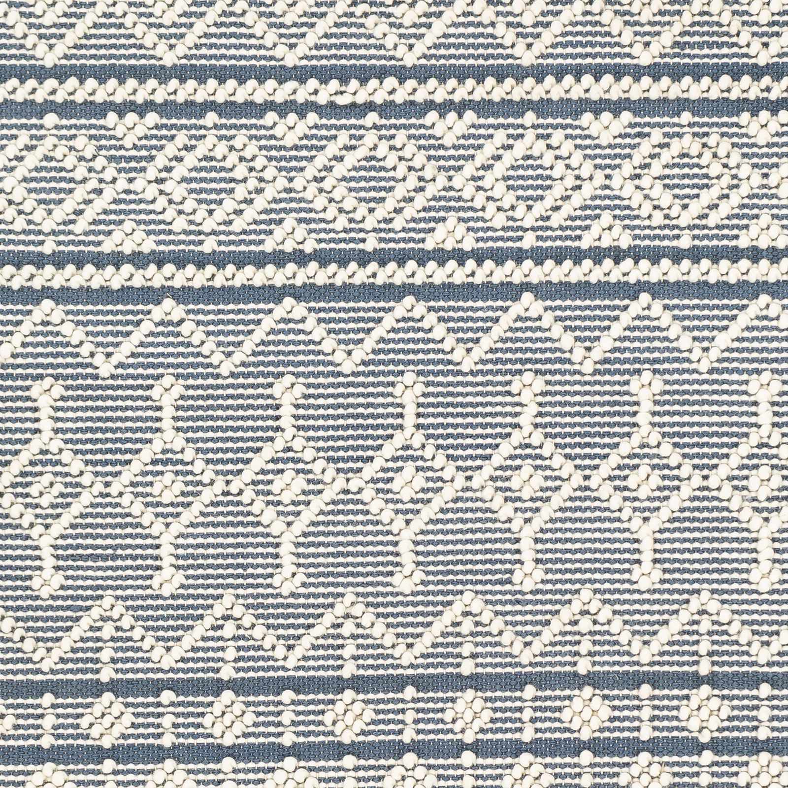 Brothers Blue Wool&Cotton Rug - Clearance - Image 4