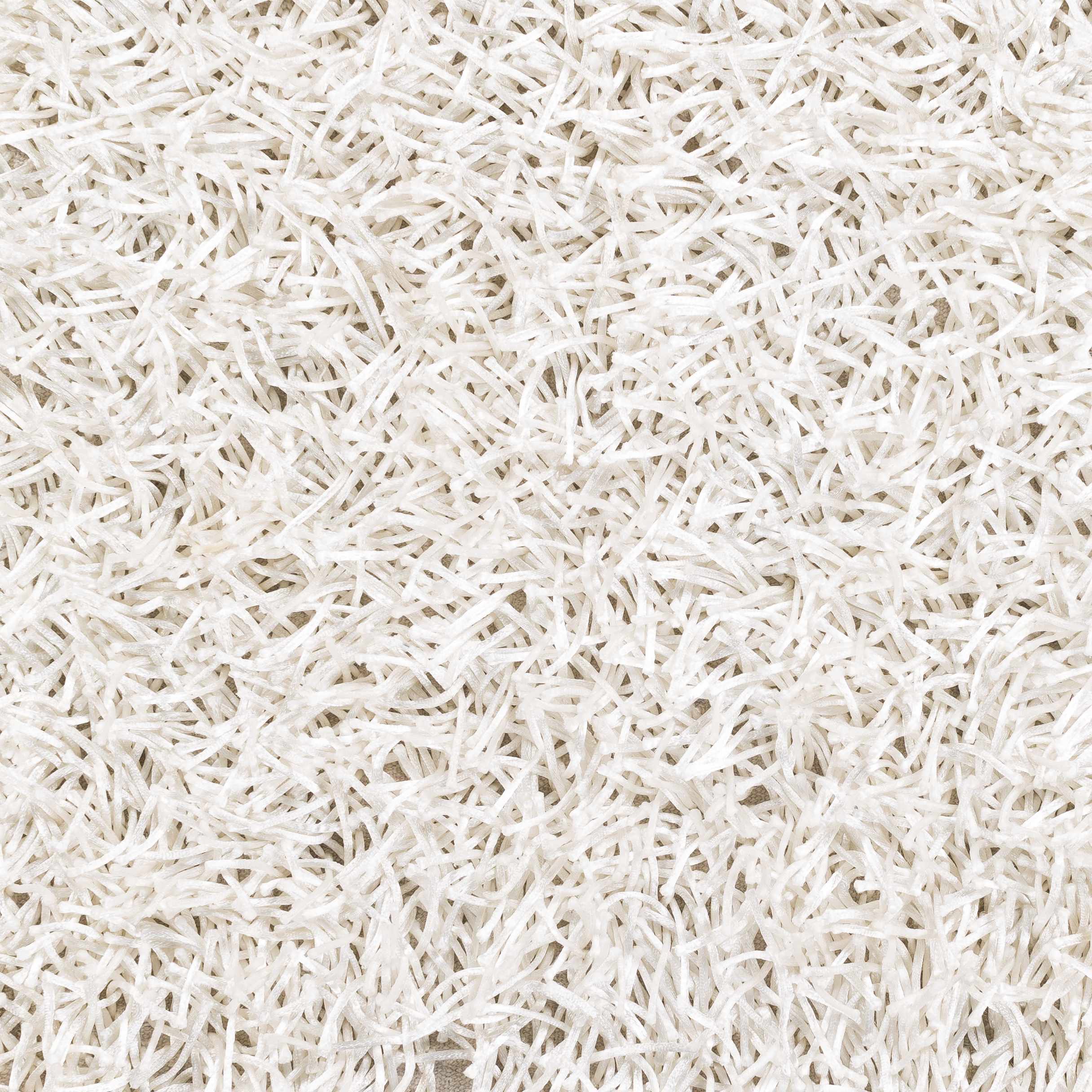 Browder 3x4 Solid Cream Shag Rug - Clearance - Image 10