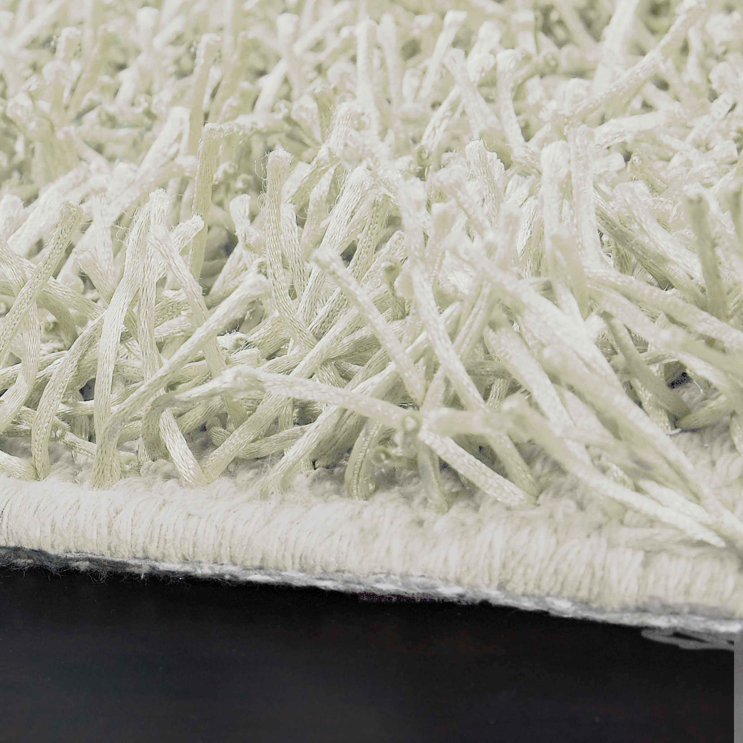 Browder 3x4 Solid Cream Shag Rug - Clearance - Image 6