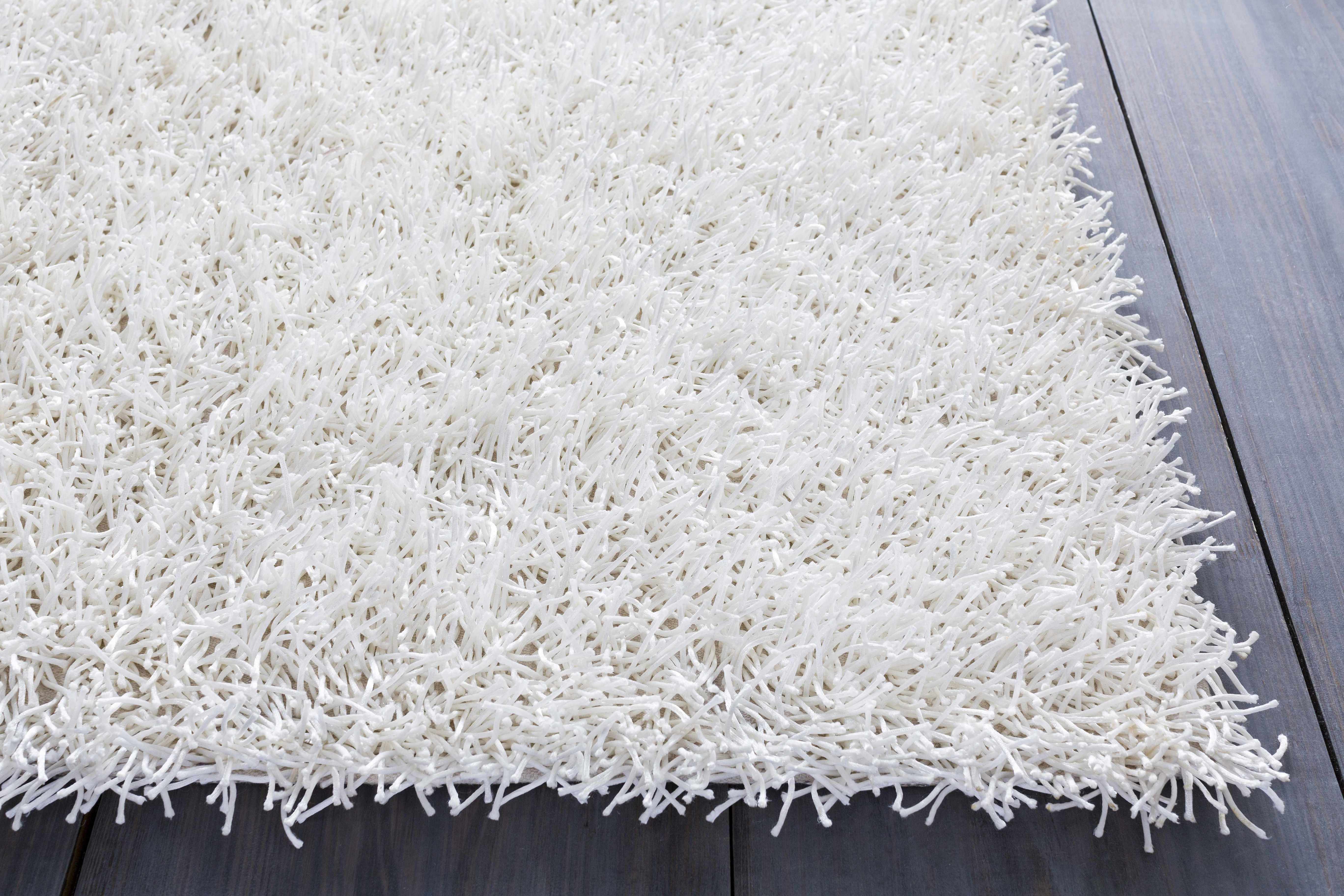 Browder 3x4 Solid Cream Shag Rug - Clearance - Image 9