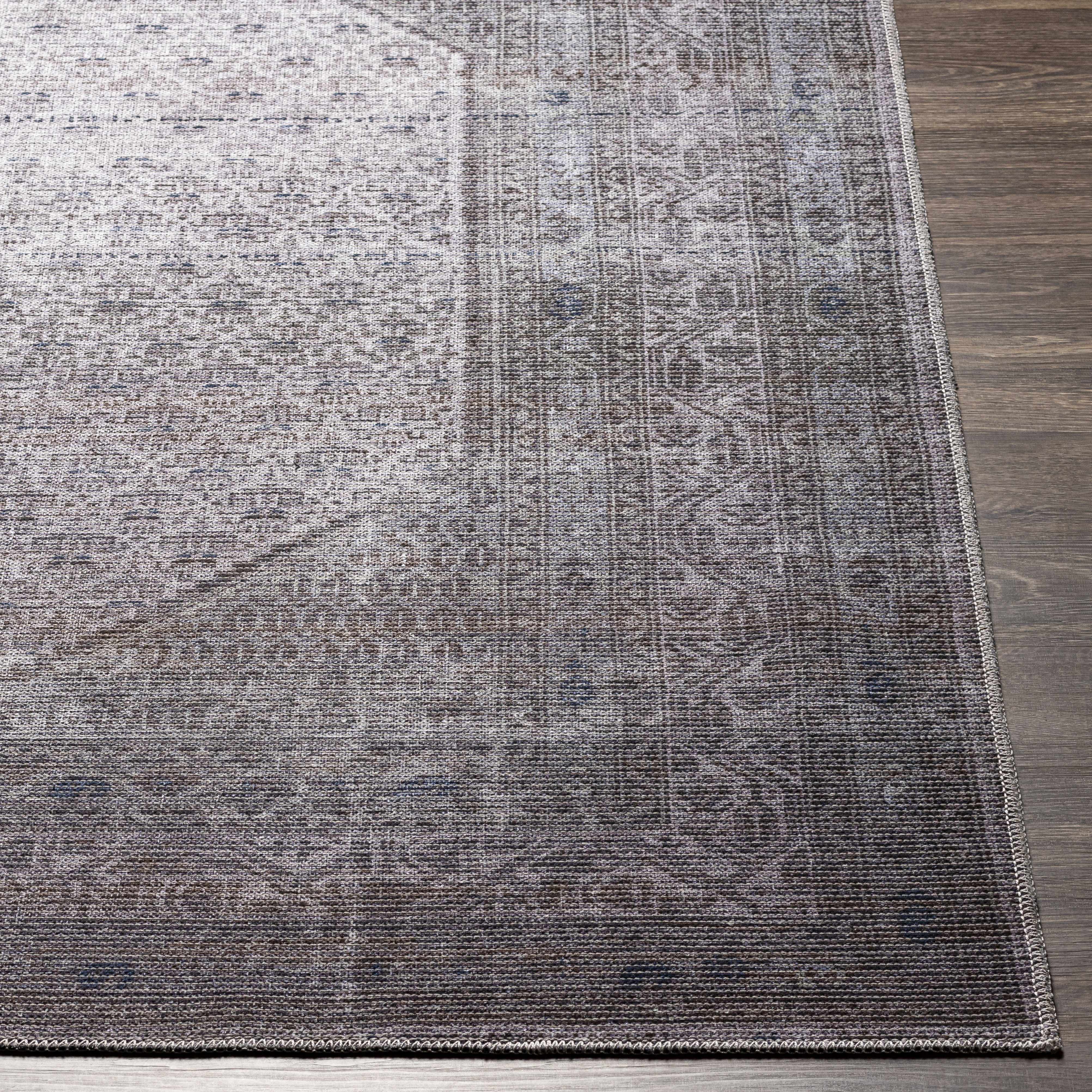 Brown Ballinasloe Vintage Washable Area Rug - Clearance - Image 10