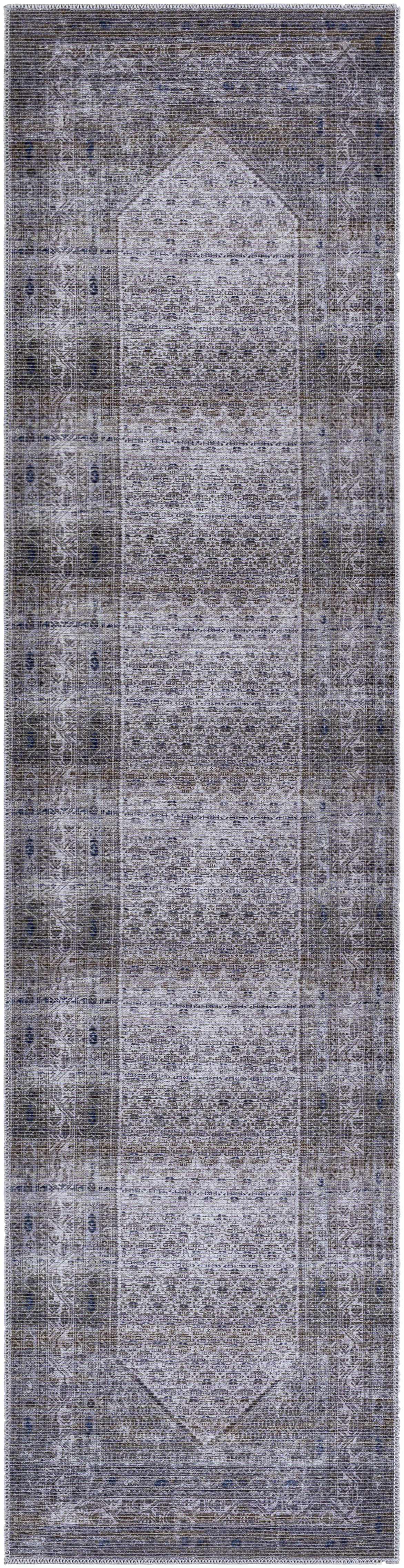 Brown Ballinasloe Vintage Washable Area Rug - Clearance - Image 13