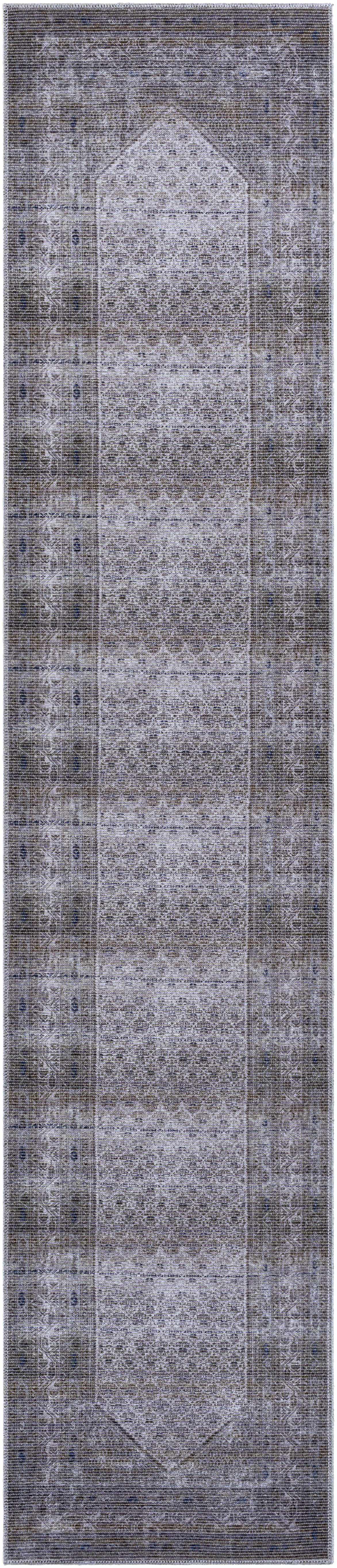 Brown Ballinasloe Vintage Washable Area Rug - Clearance - Image 14