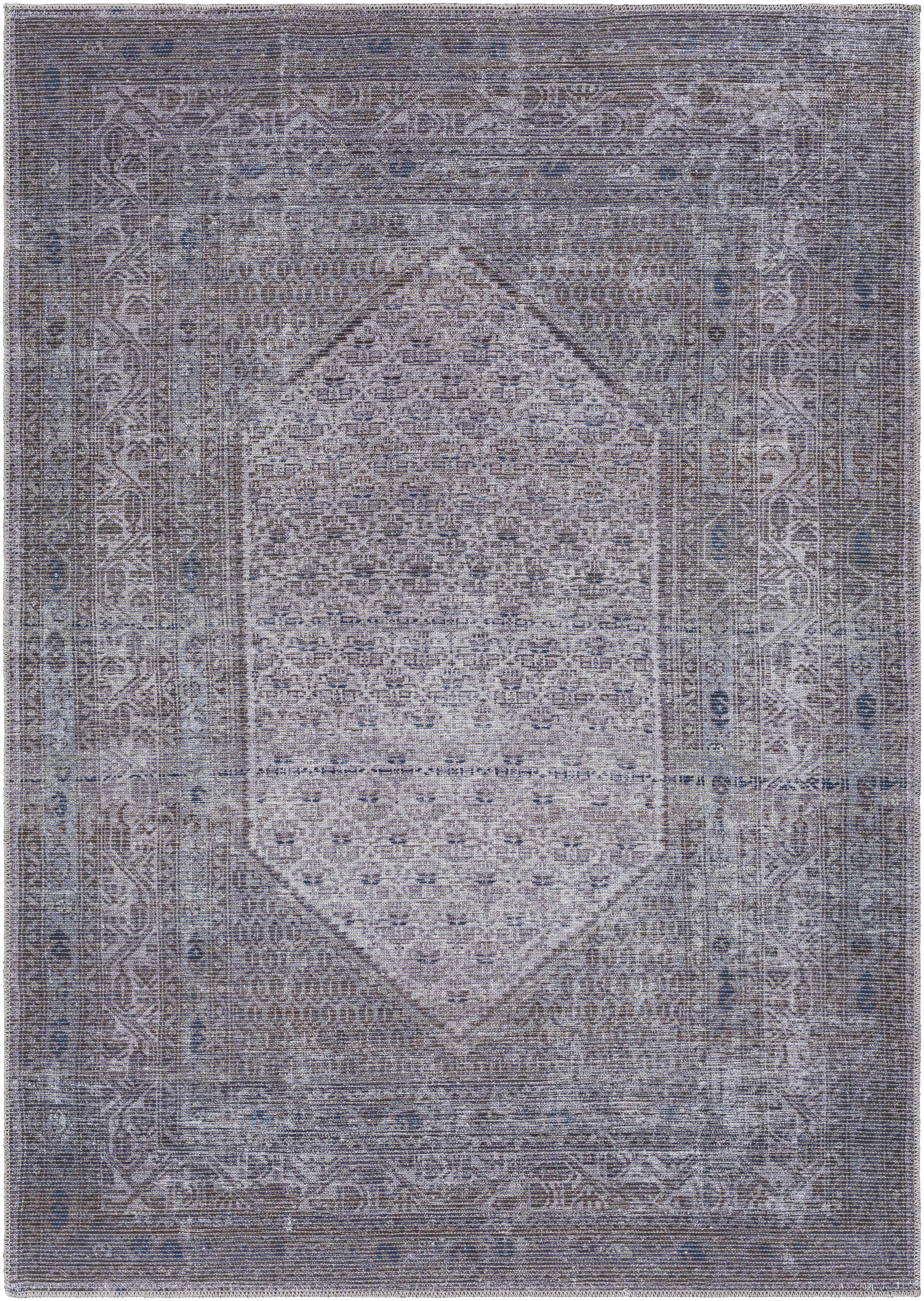 Brown Ballinasloe Vintage Washable Area Rug - Clearance - Image 8