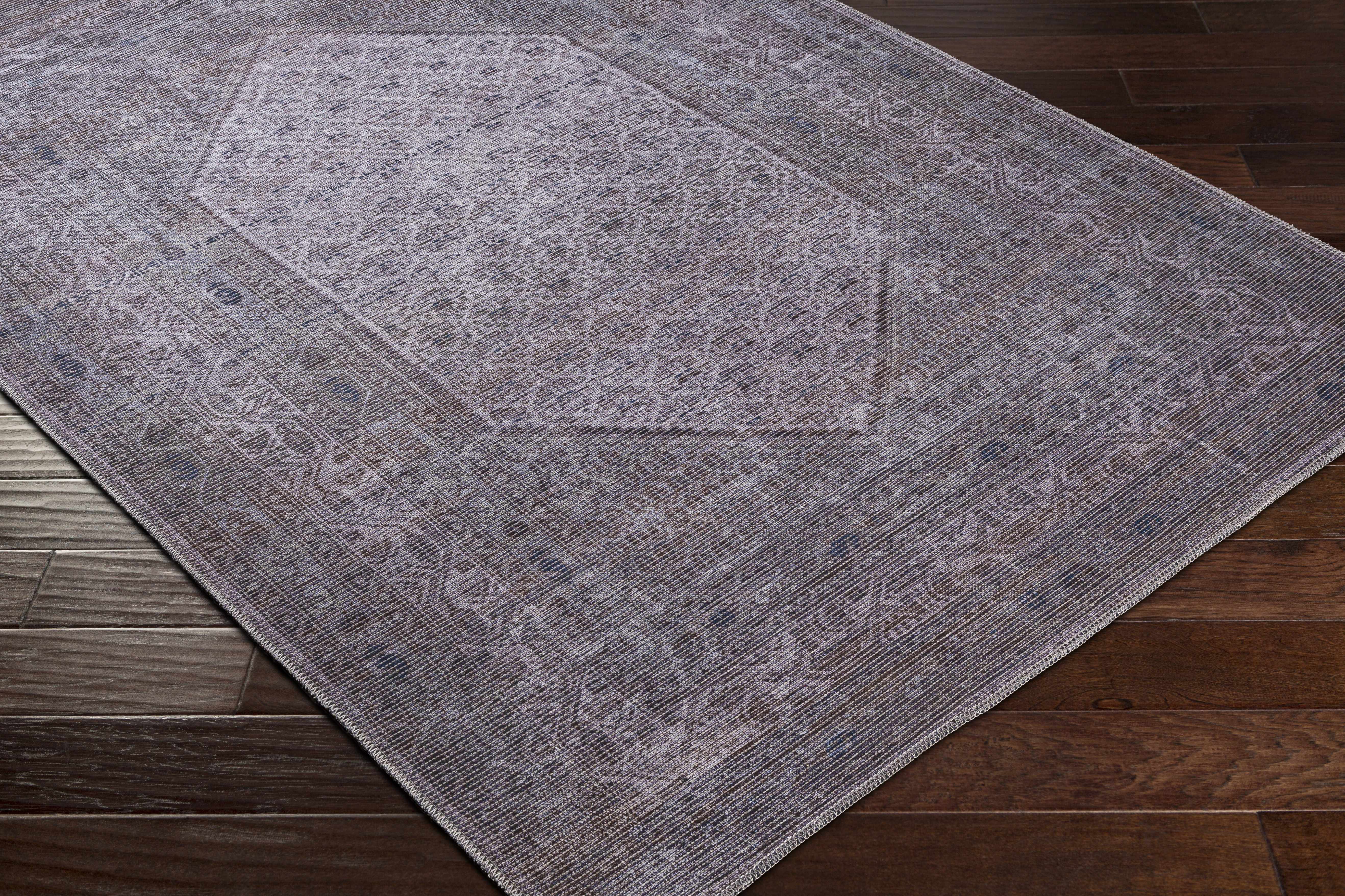 Brown Ballinasloe Vintage Washable Area Rug - Clearance - Image 9