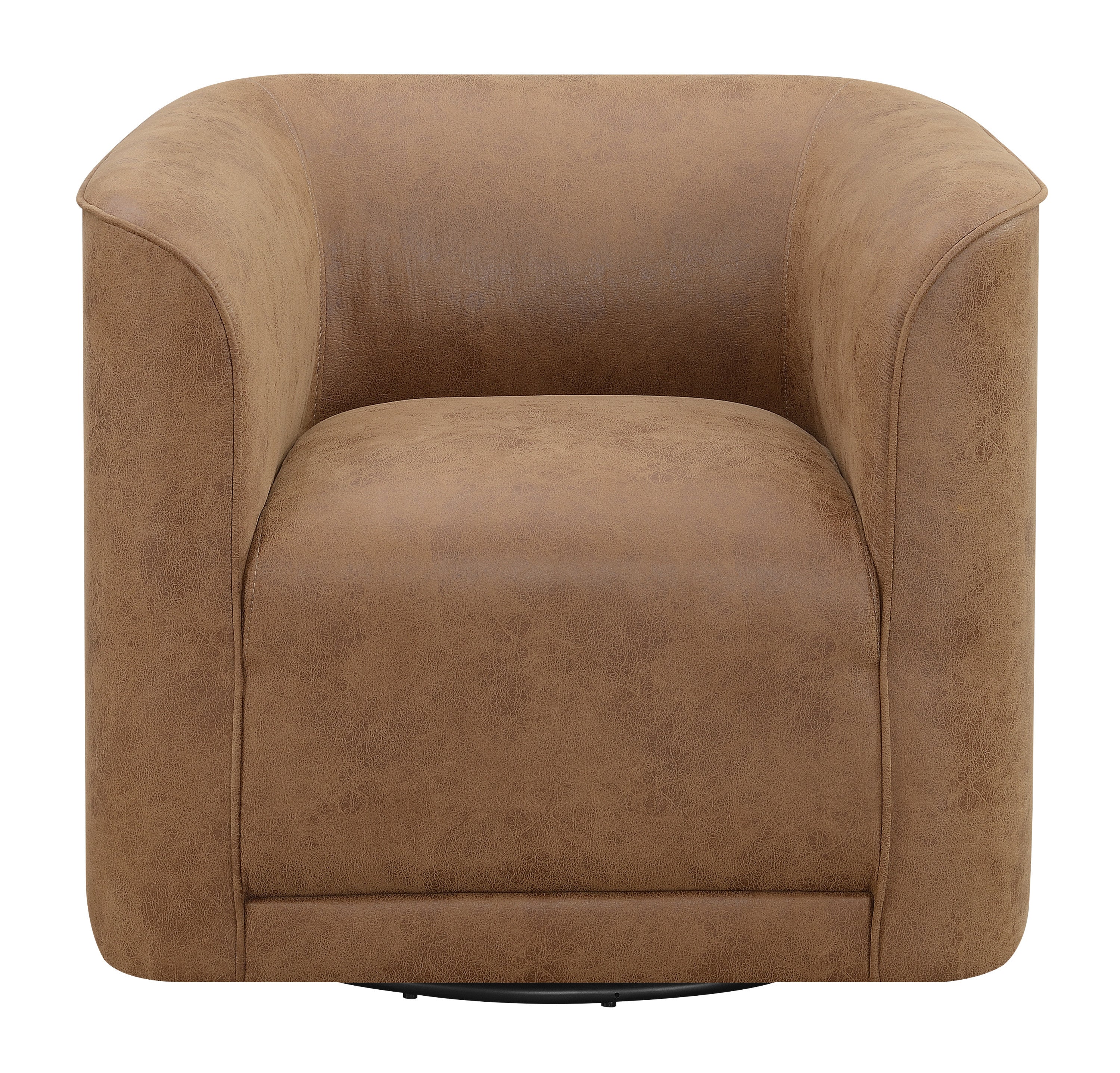 Brown Swivel Accent Chair - Image 5