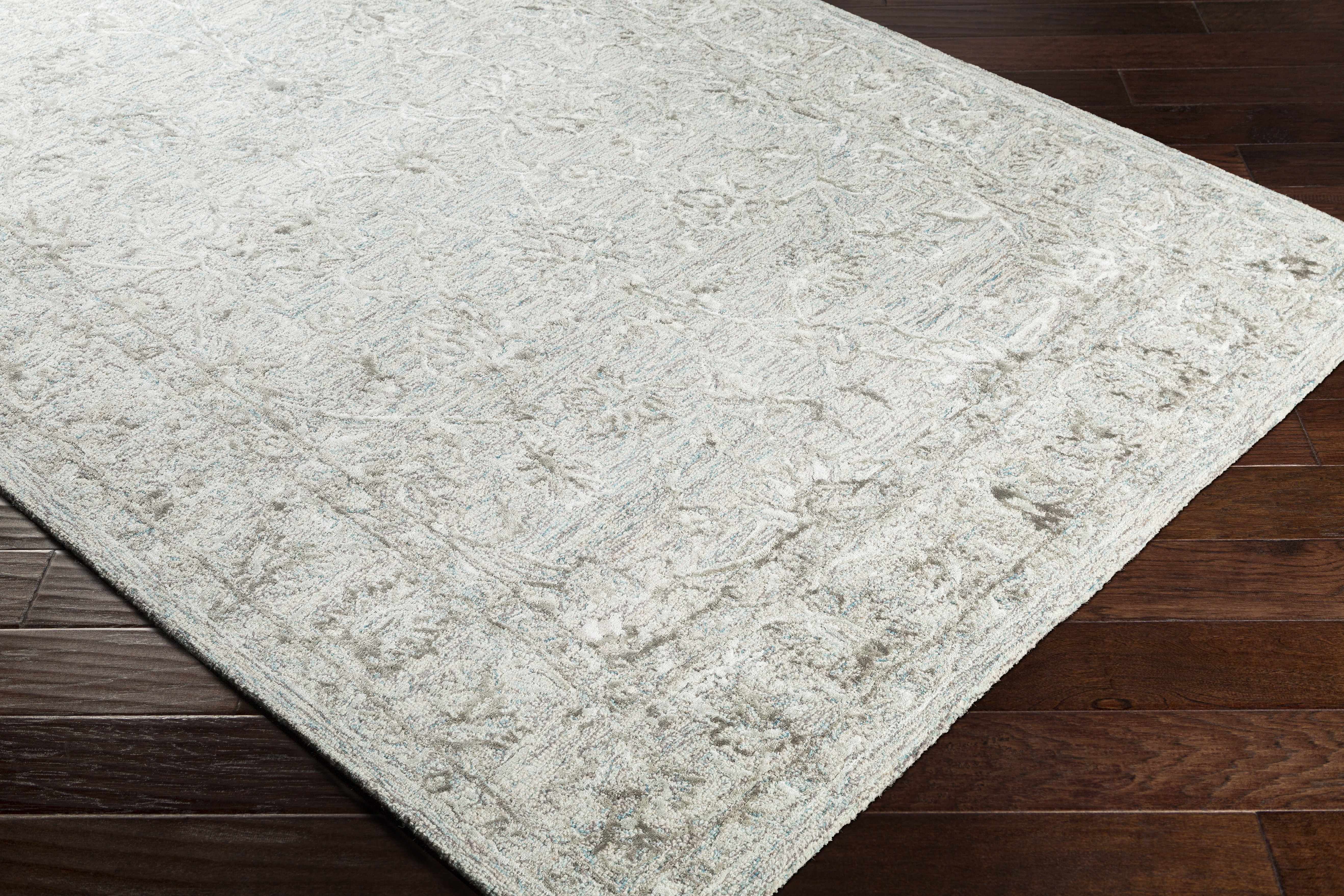 Browning Wool & Faux Silk Rug - Image 4