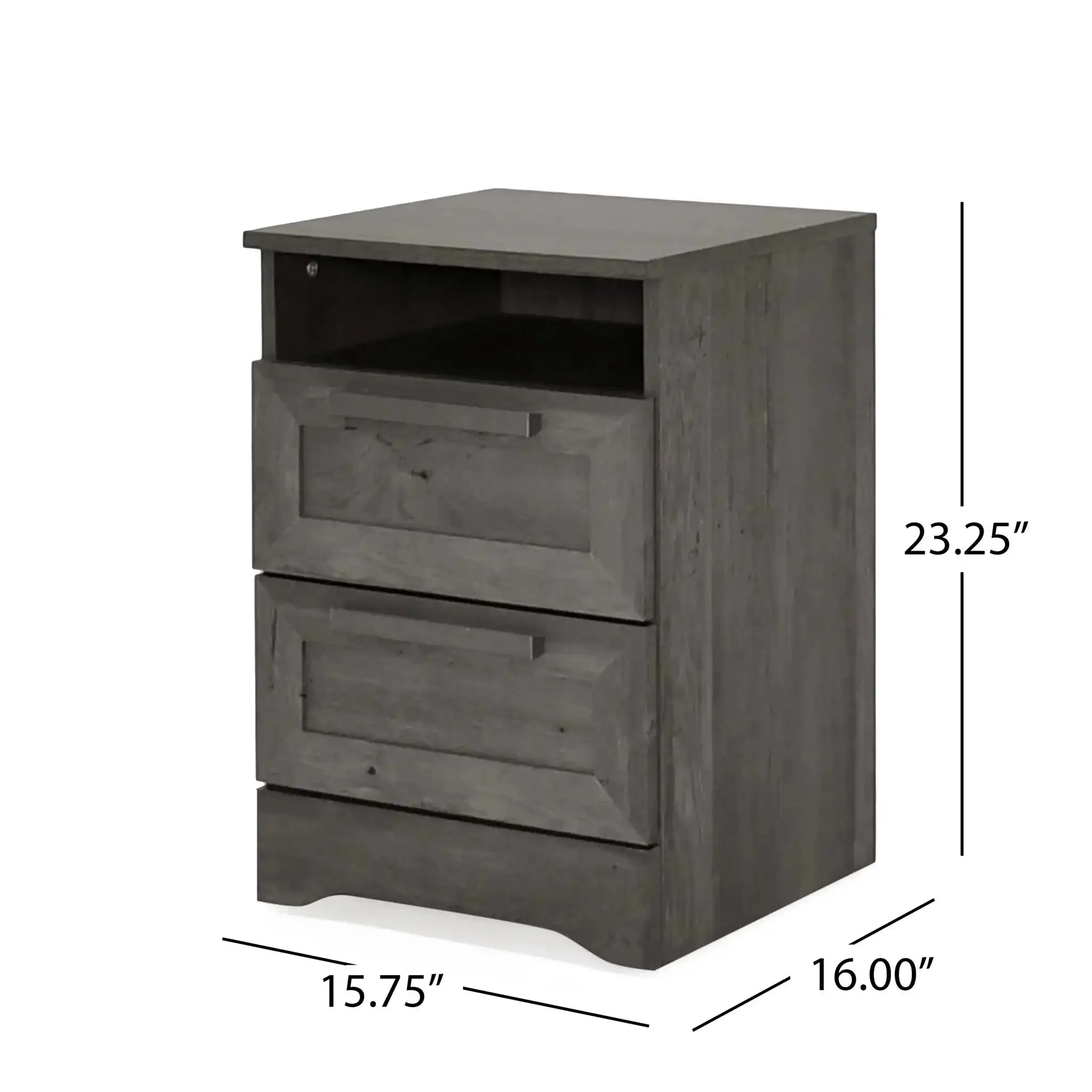 Broxon - Rustic Drawer Nightstand - Image 10