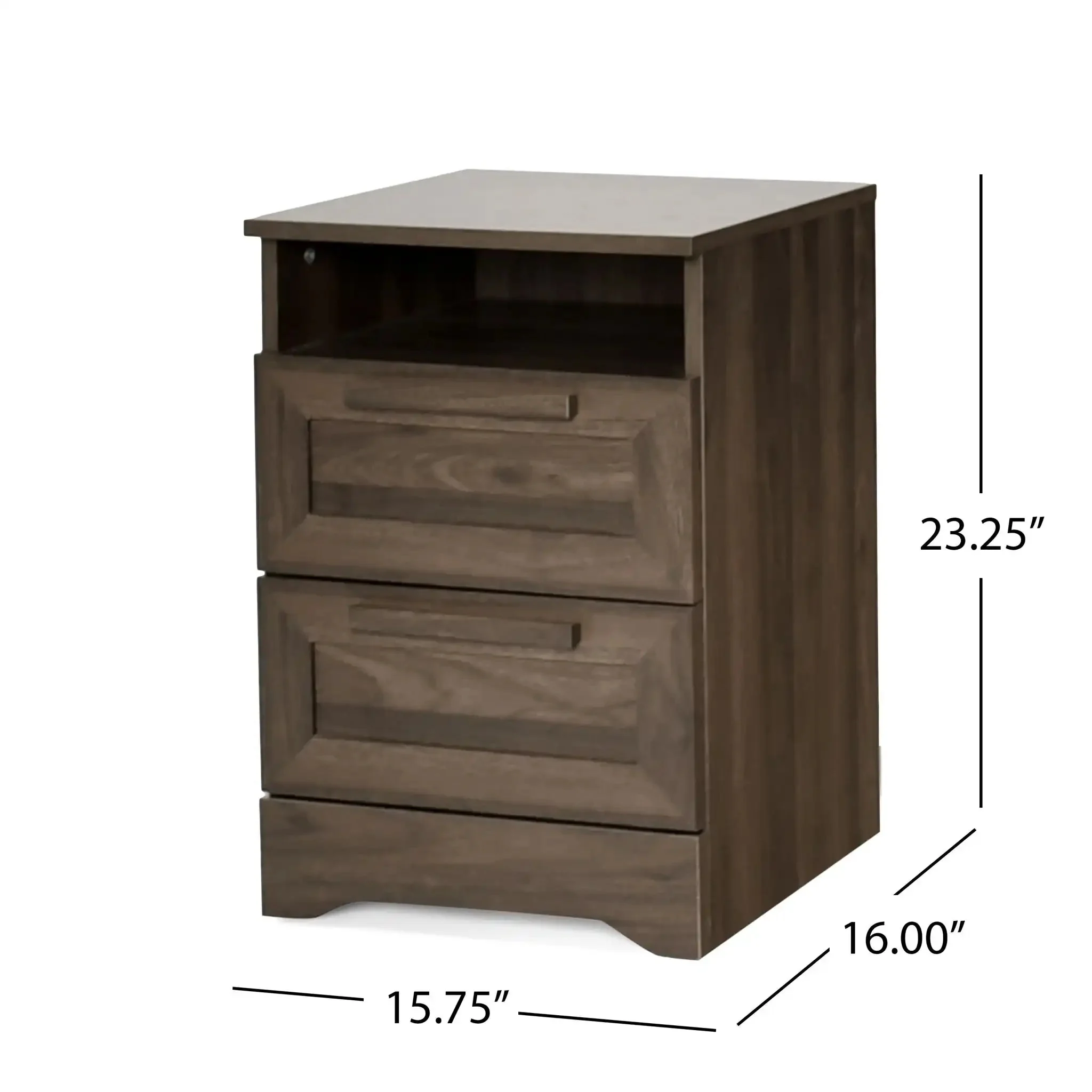 Broxon - Rustic Drawer Nightstand - Image 15