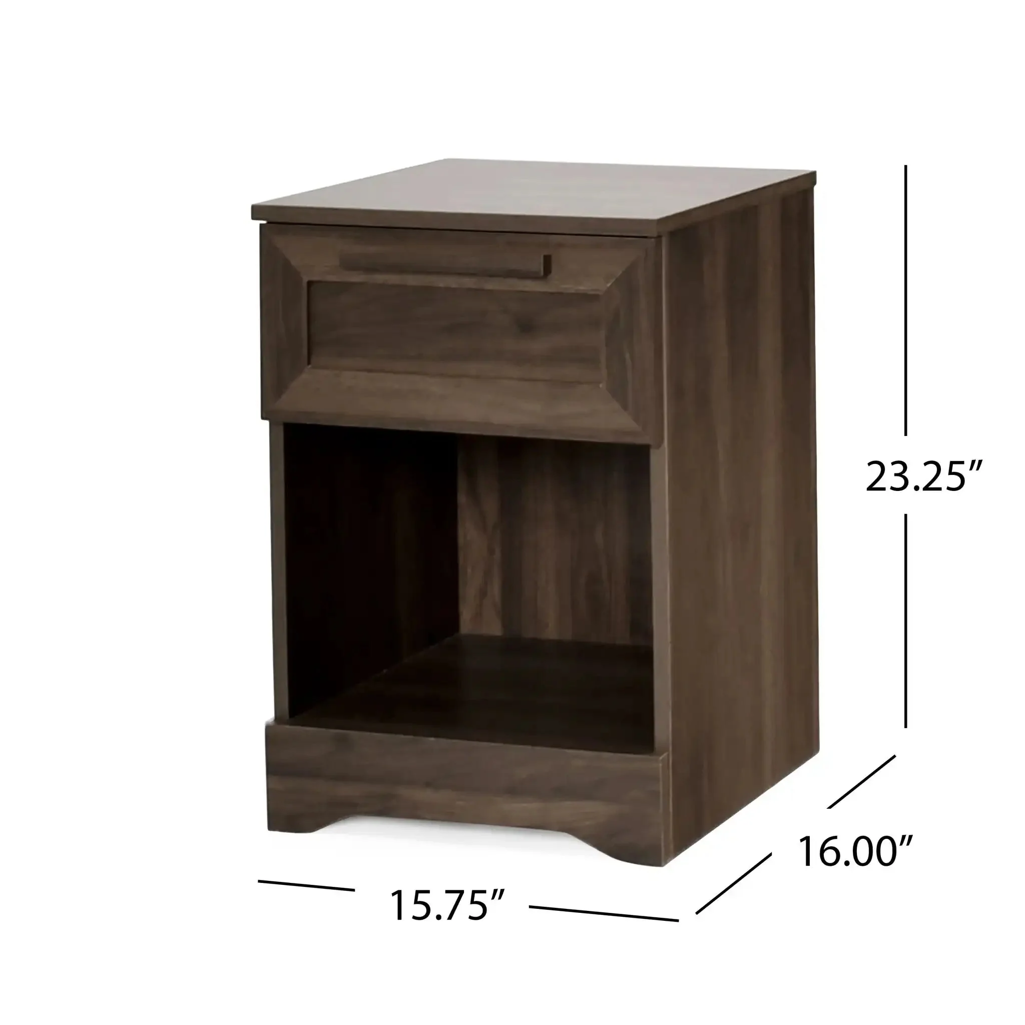 Broxon - Rustic Drawer Nightstand - Image 8