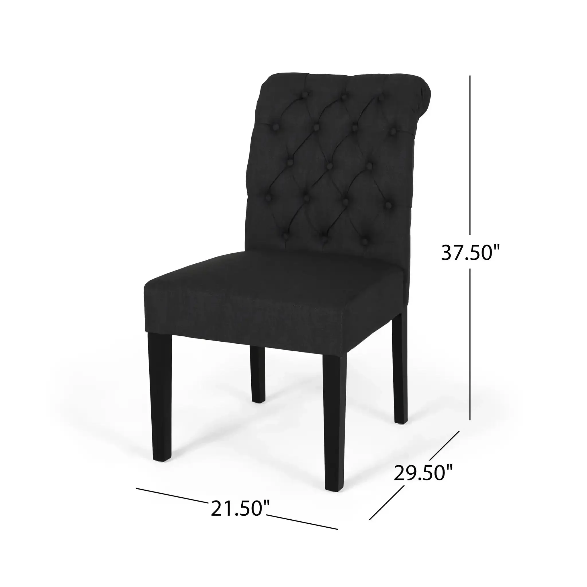 Broxton - Tuft Dining Rolltop Chairs With Button Tufted Backrest (Set of 2) - Image 11