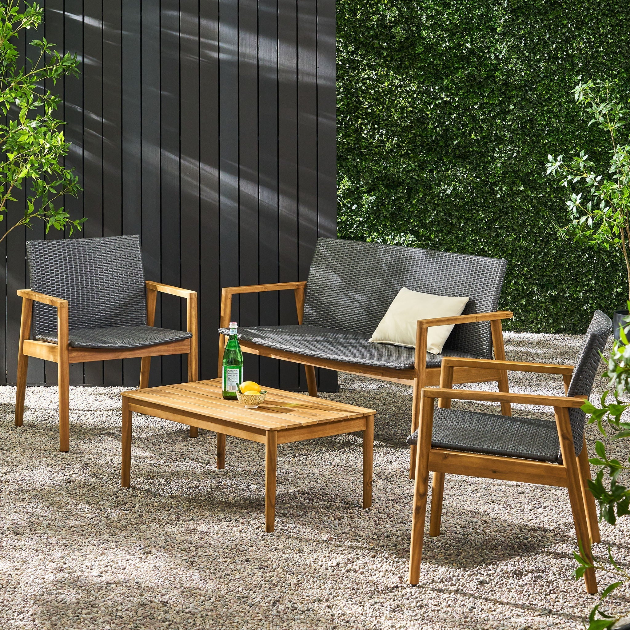 Bryan Chat Set Outdoor Furniture Frame - Teak - Image 3
