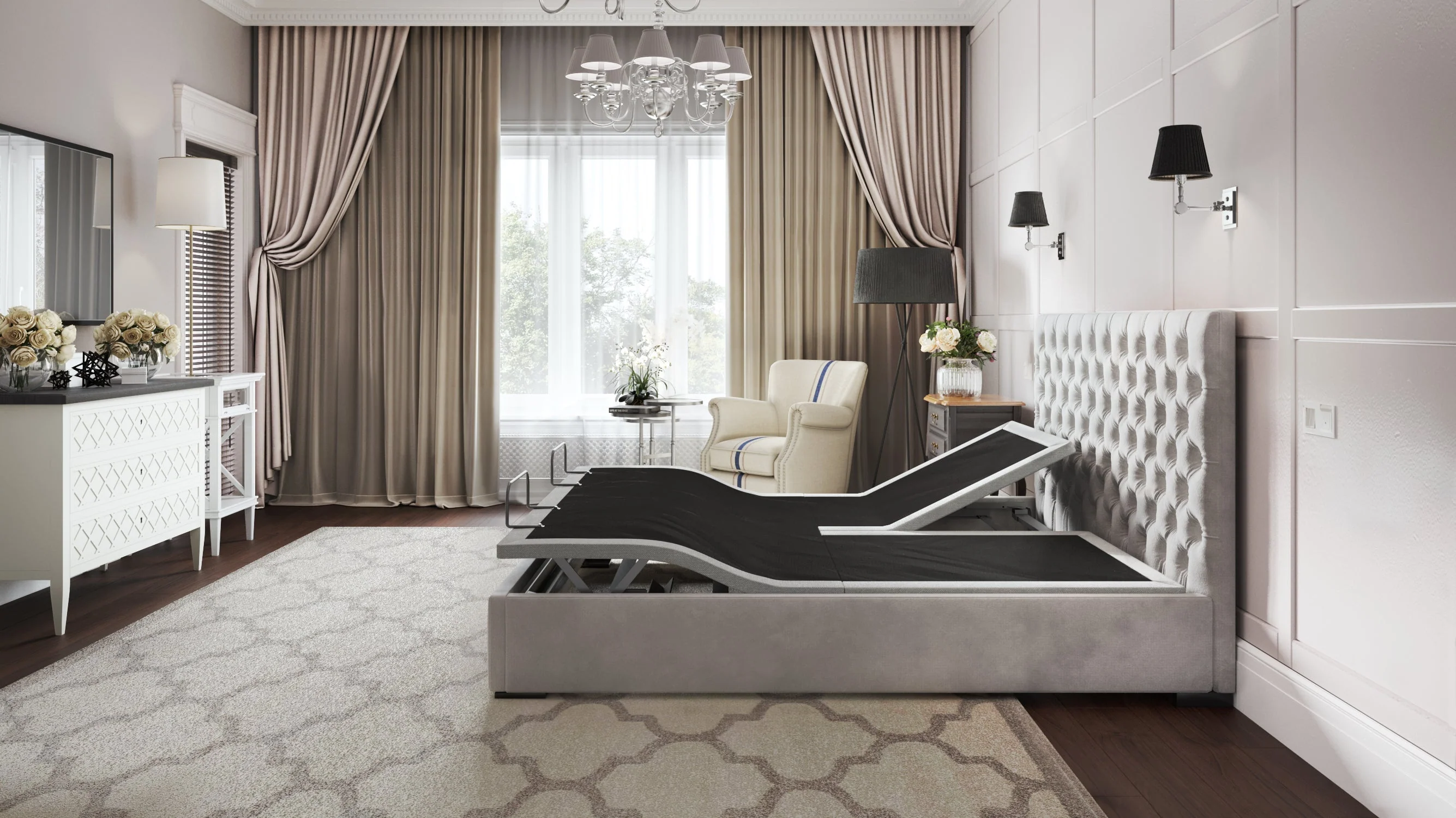 BTX5 Split Top Queen Adjustable Bed Base - Image 2
