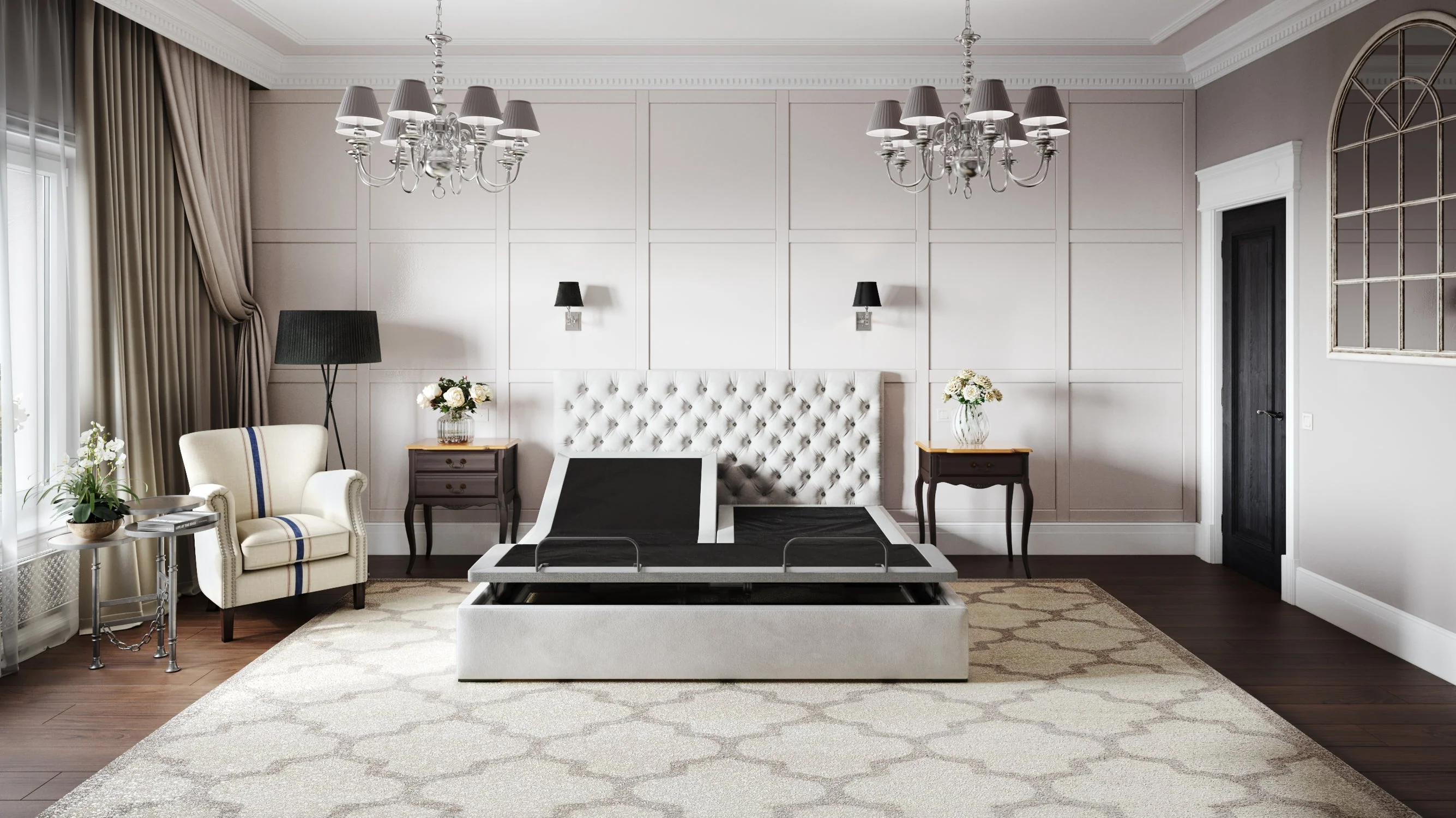 BTX5 Split Top Queen Adjustable Bed Base - Image 3