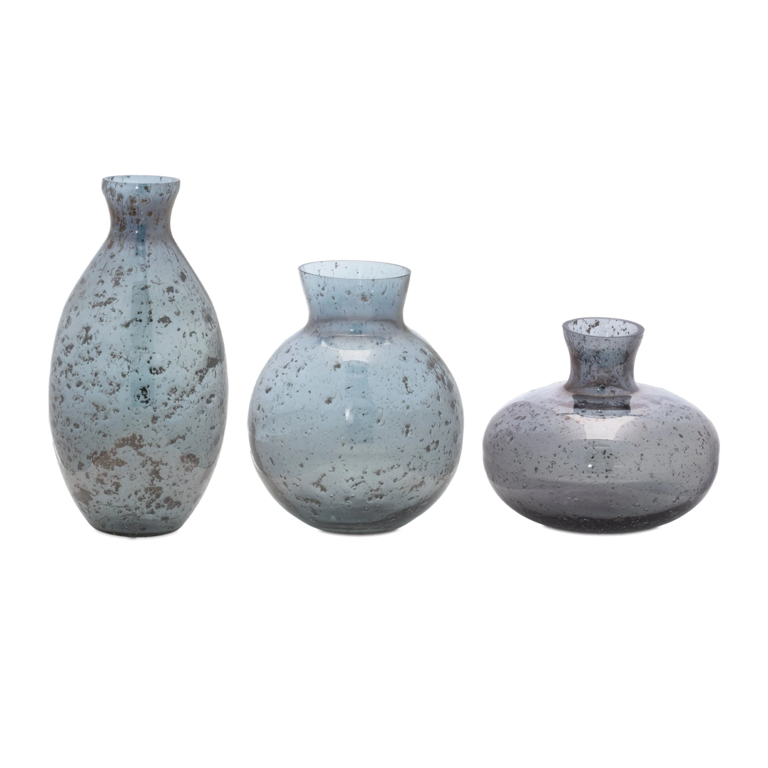 Bubbled Glass Bud Vase (Set of 3) - Image 4