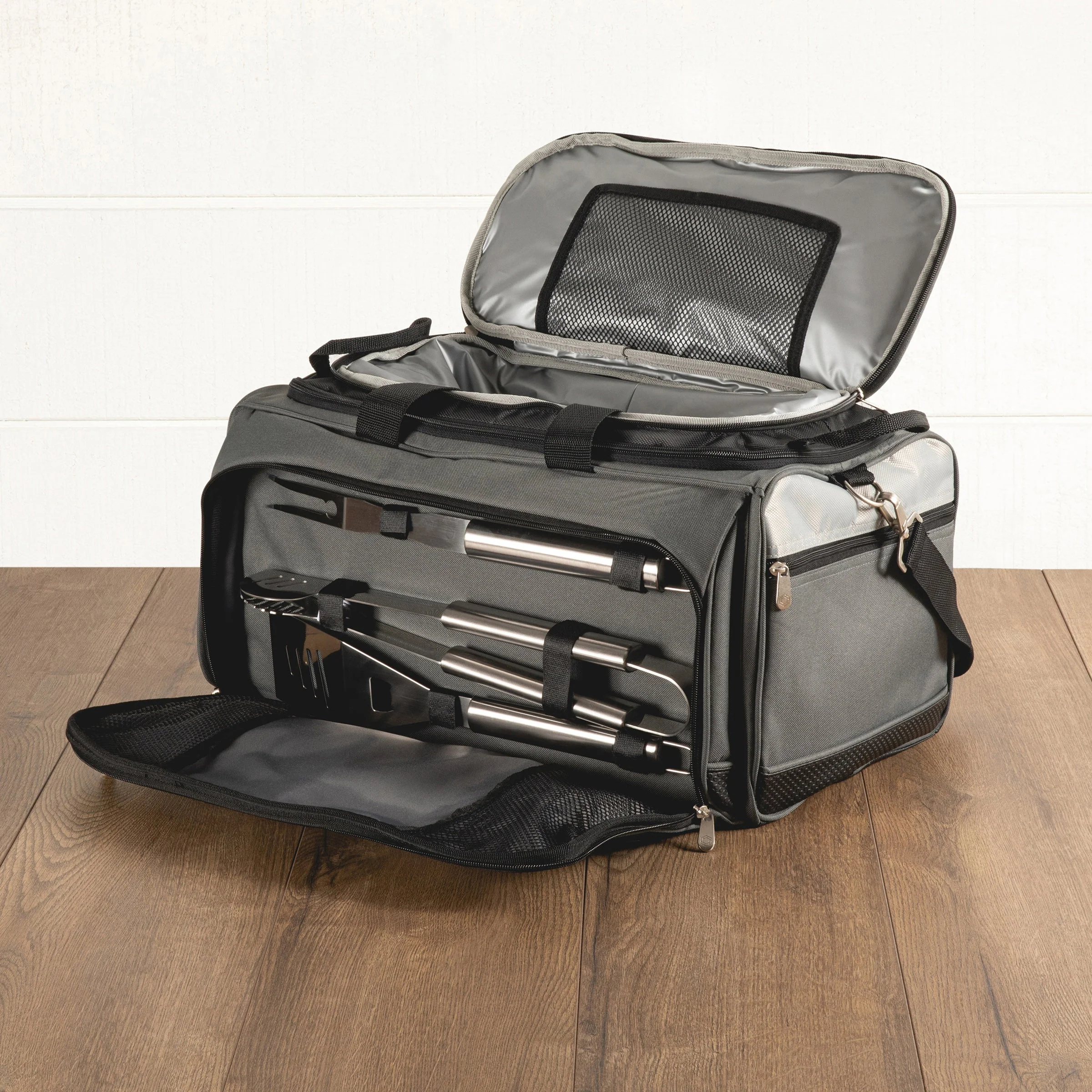 Buccaneer Portable Charcoal Grill & Cooler Tote - Image 2