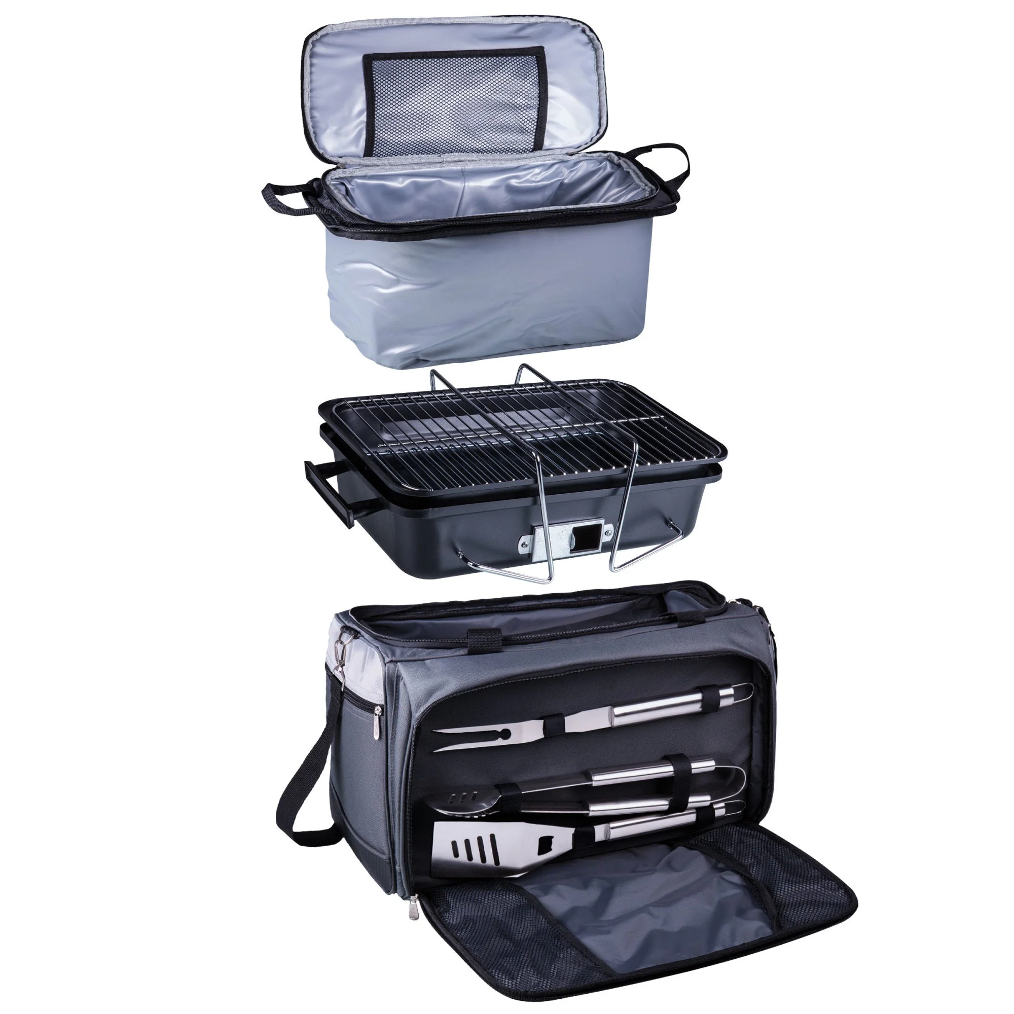 Buccaneer Portable Charcoal Grill & Cooler Tote - Image 6